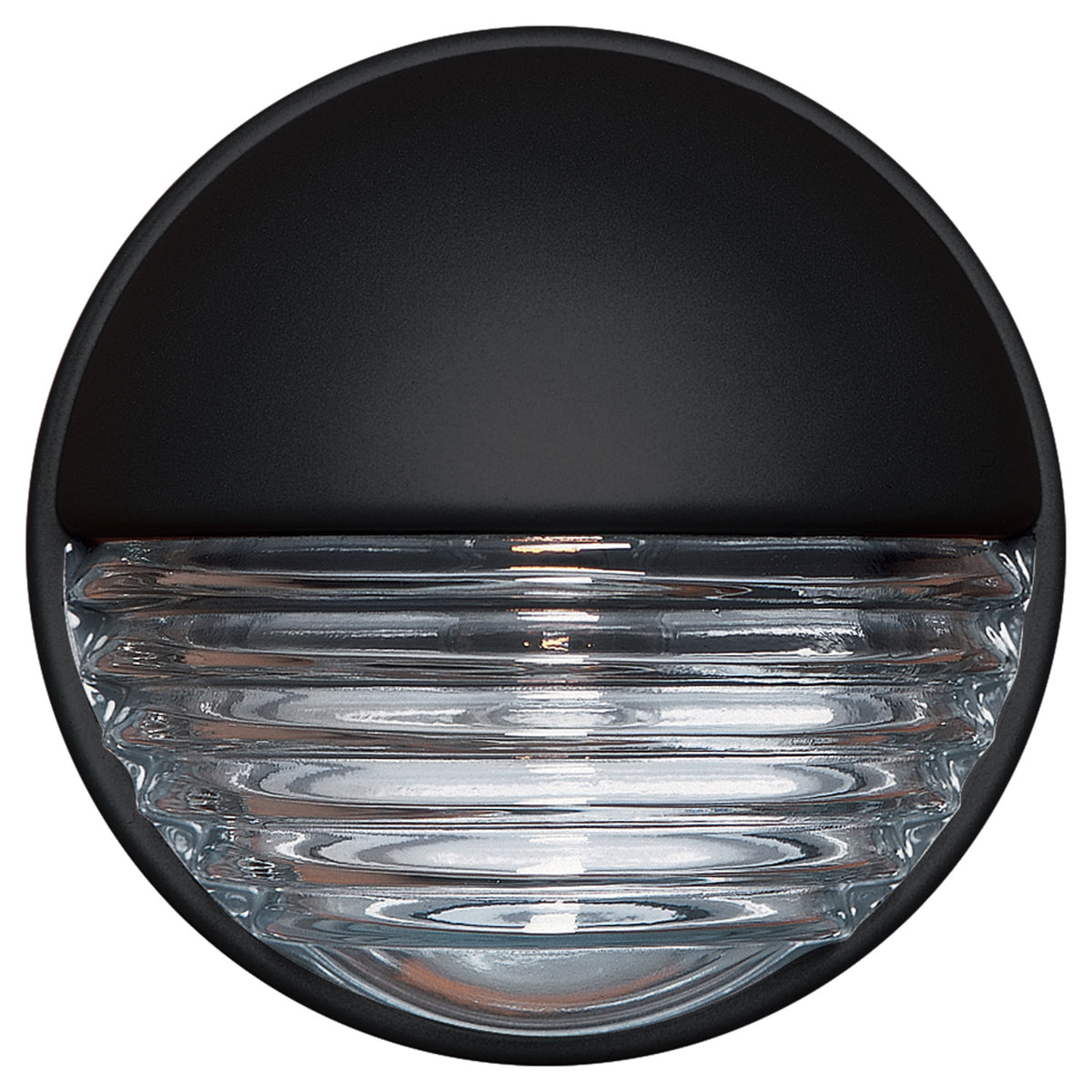 Besa Costaluz 3019 wall sconce option – Black / Clear inside