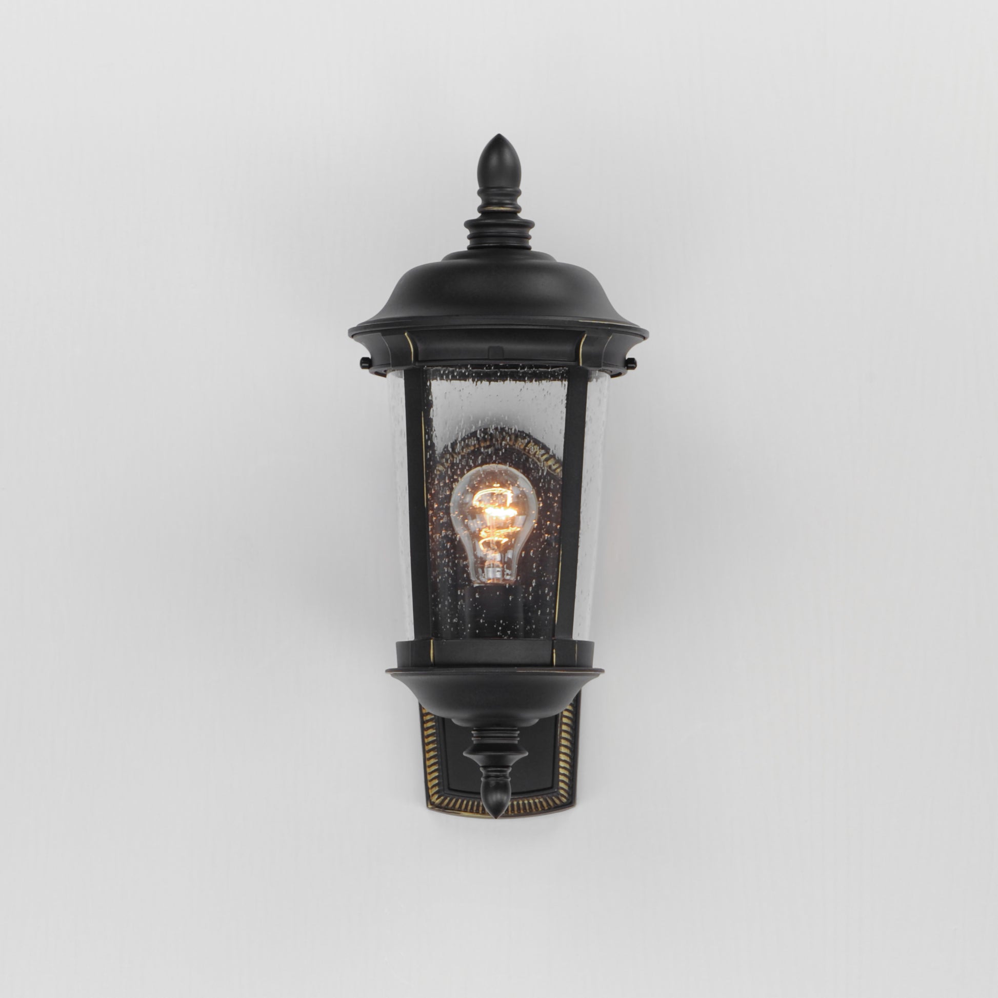 Dover Cast Outdoor Wall Lantern Bronze by Maxim Lighting