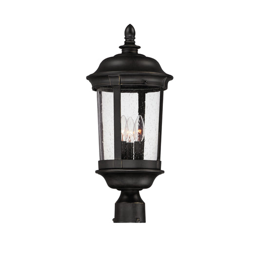 Dover Cast 3-Light Outdoor Pole/Post Lantern Bronze by Maxim Lighting