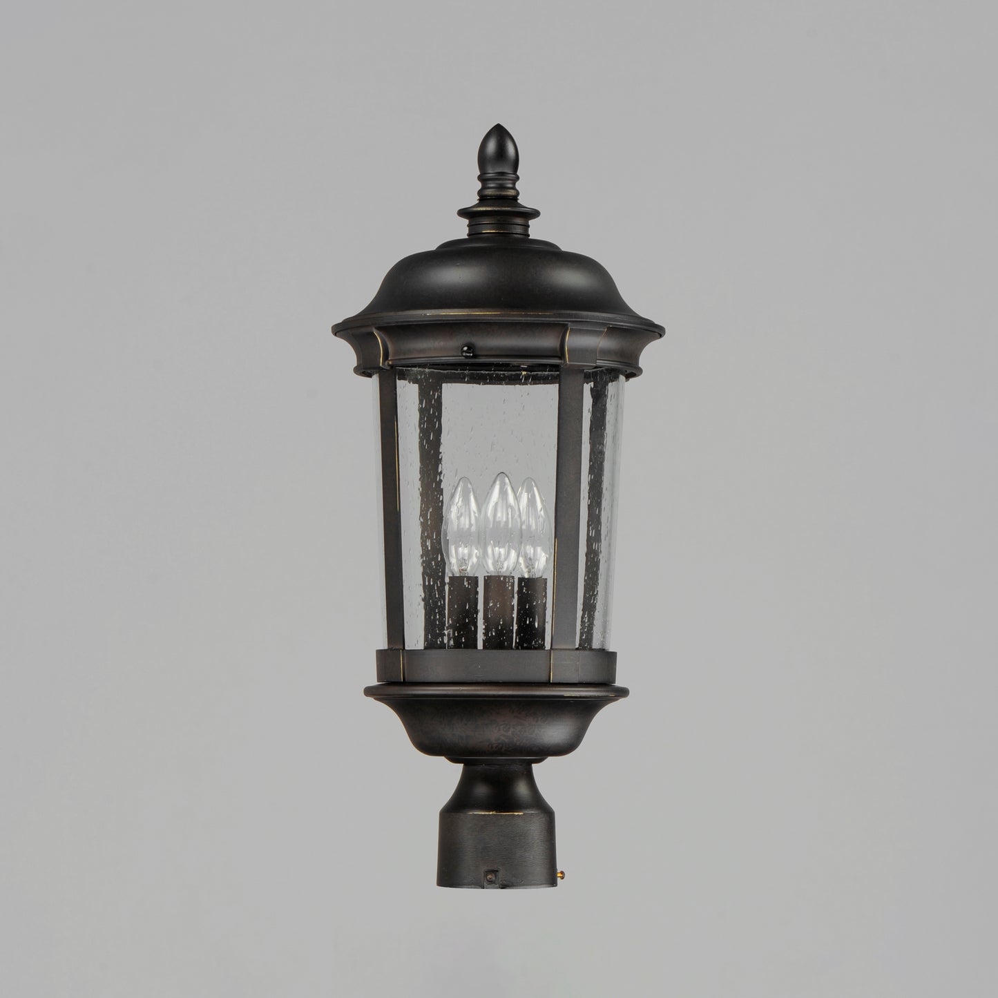Dover Cast 3-Light Outdoor Pole/Post Lantern Bronze by Maxim Lighting