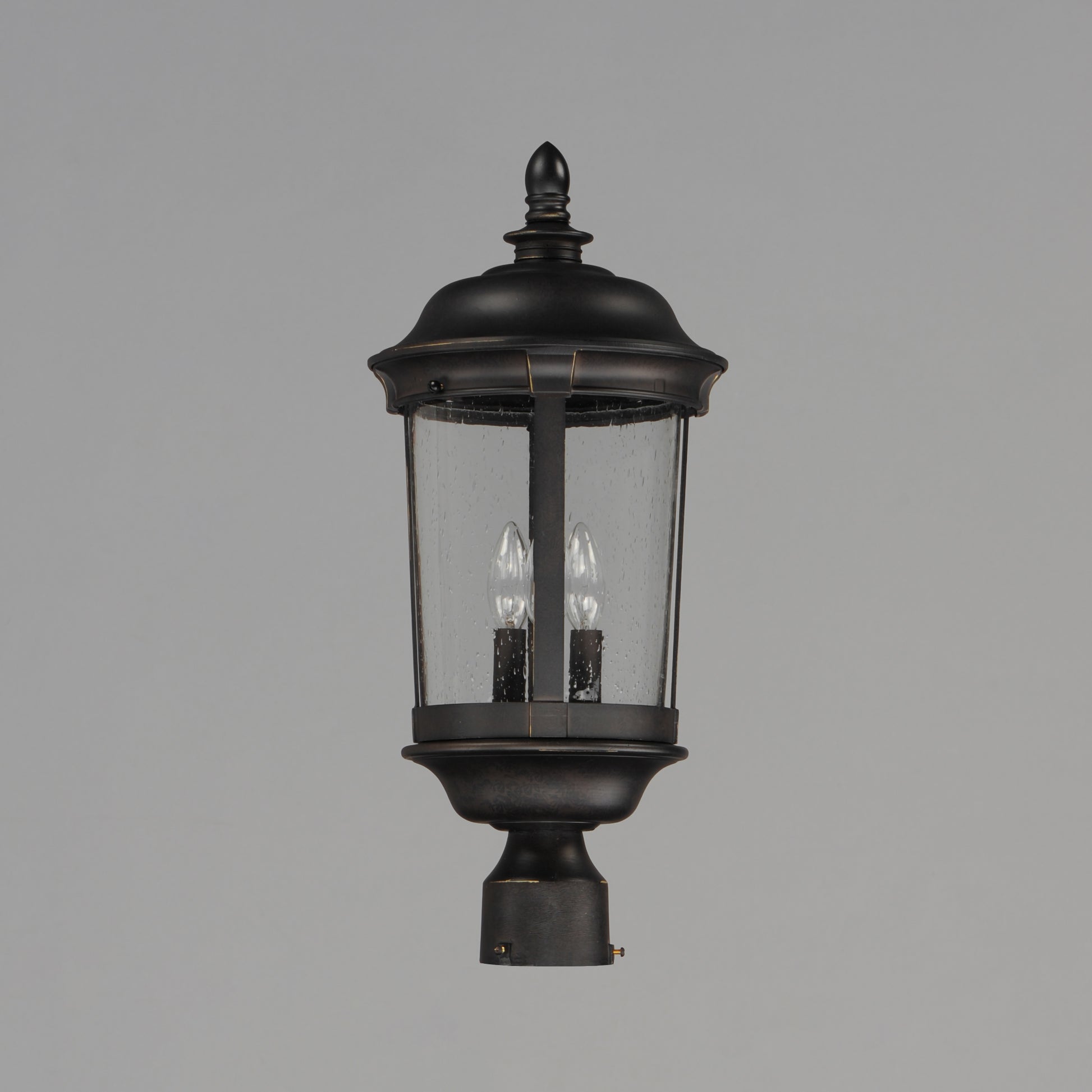 Dover Cast 3-Light Outdoor Pole/Post Lantern Bronze by Maxim Lighting
