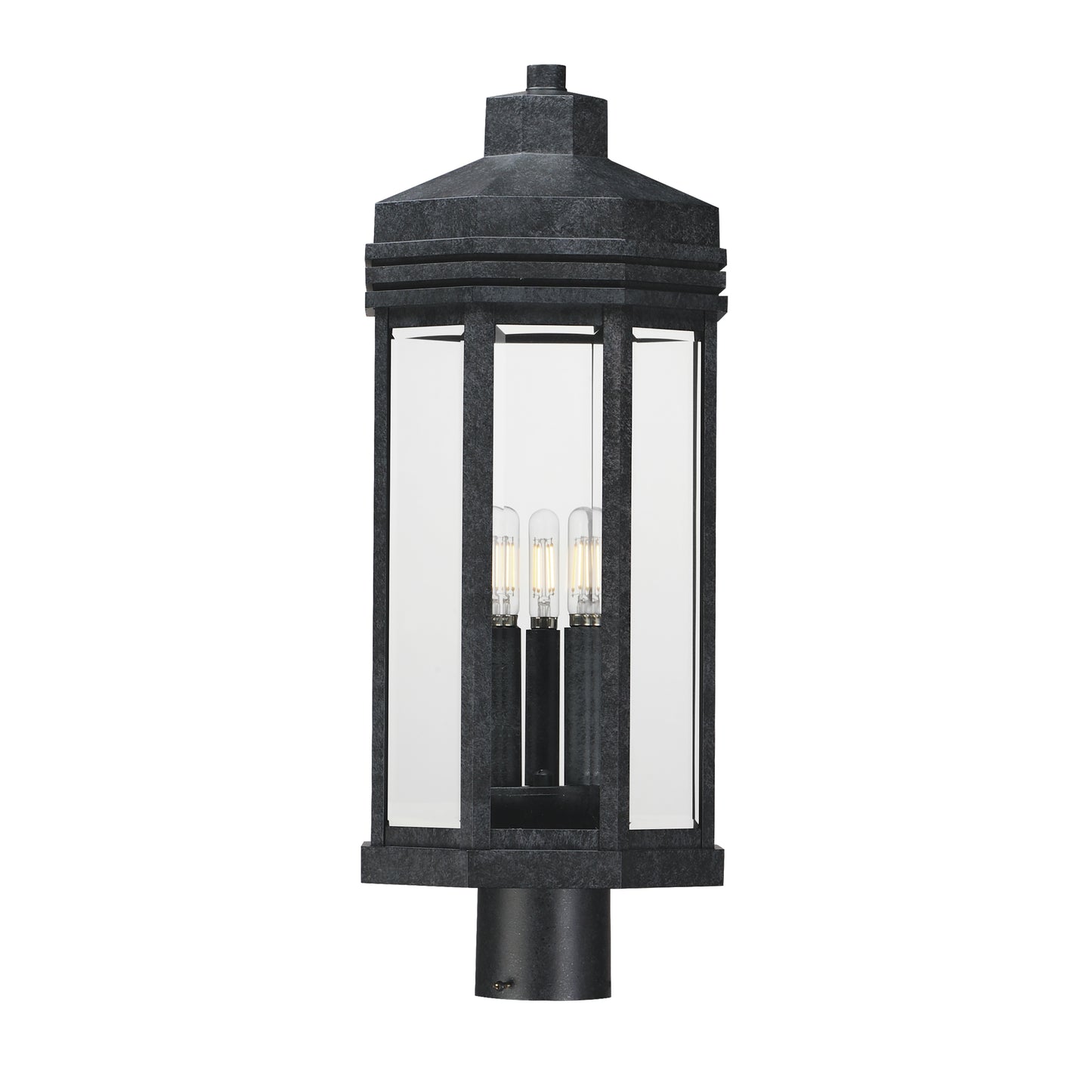 Wright 3-Light Outdoor Post Black Patina by Maxim Lighting