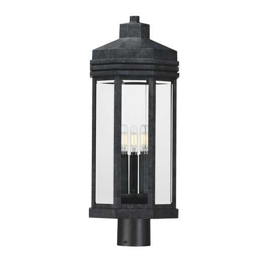 Wright 3-Light Outdoor Post Black Patina by Maxim Lighting