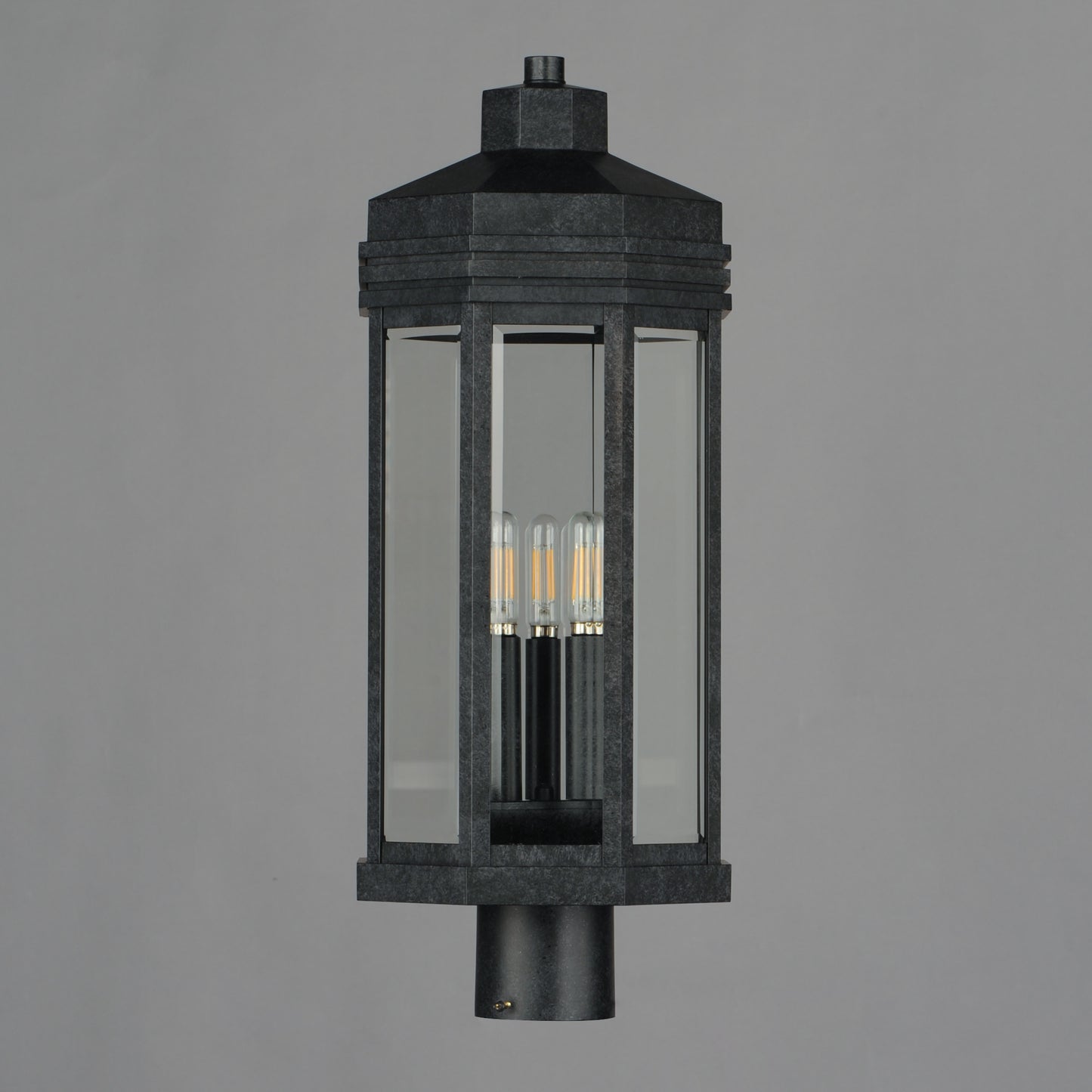 Wright 3-Light Outdoor Post Black Patina by Maxim Lighting