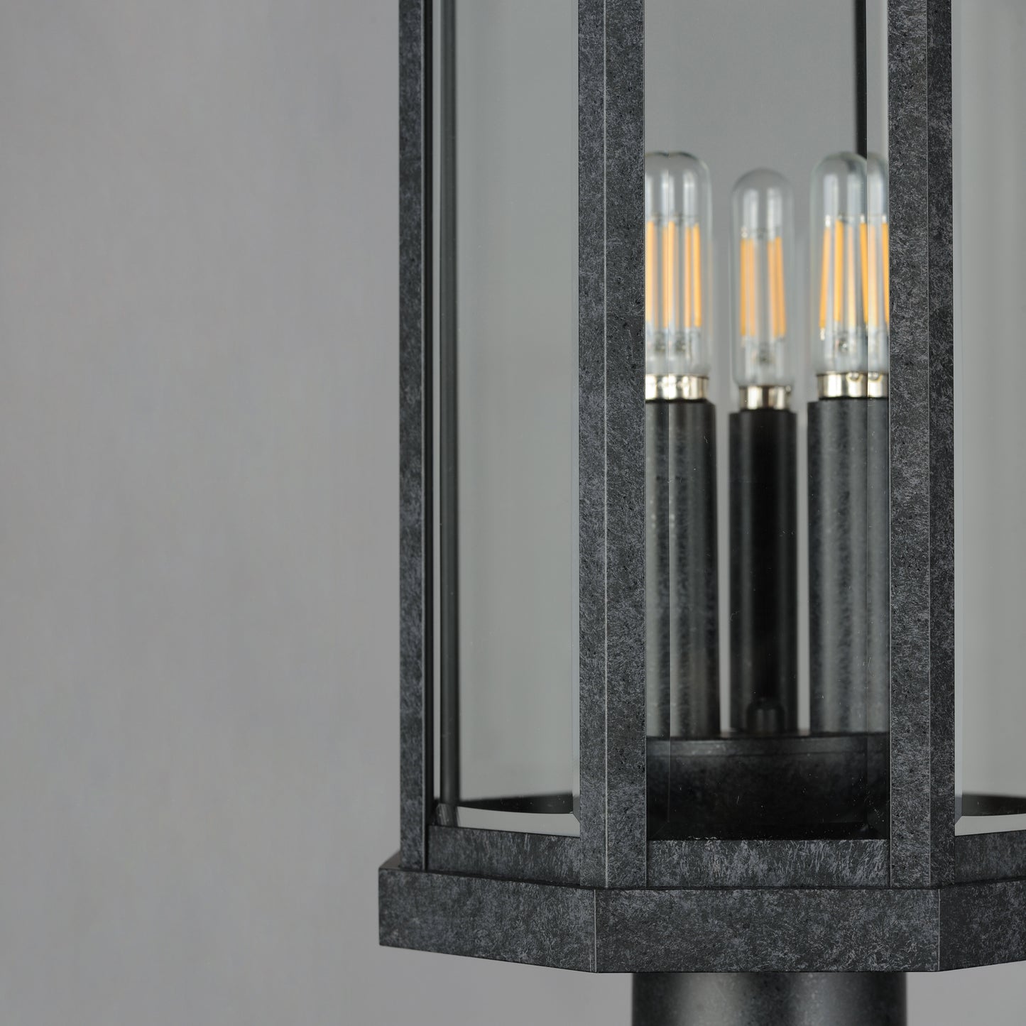 Wright 3-Light Outdoor Post Black Patina by Maxim Lighting