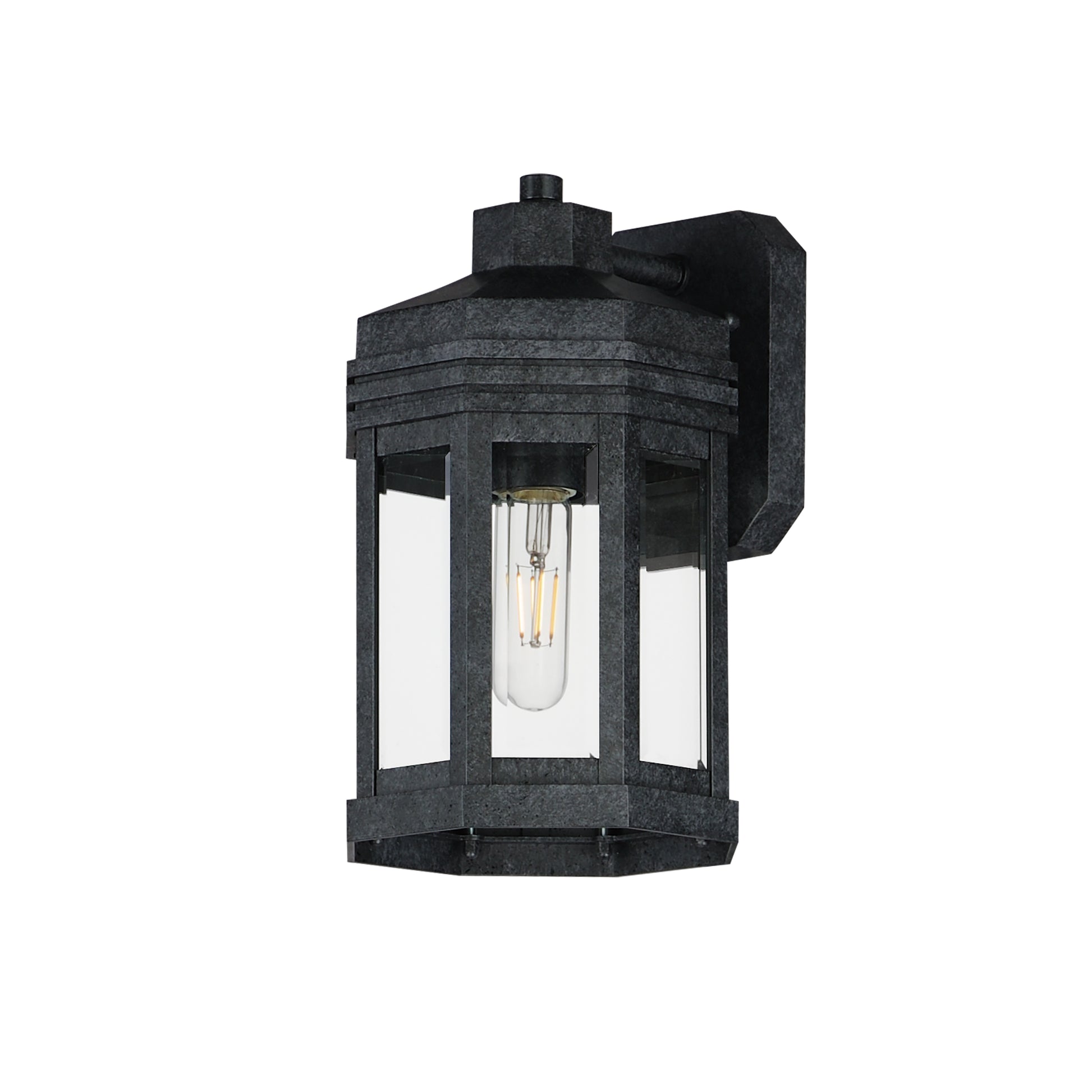 Wright Outdoor Small Wall Sconce Black Patina by Maxim Lighting
