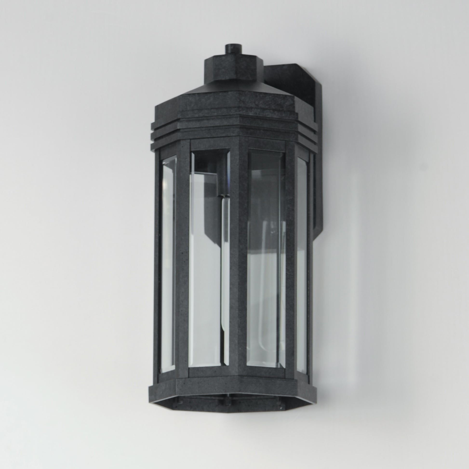 Wright Outdoor Wall Sconce Black Patina by Maxim Lighting