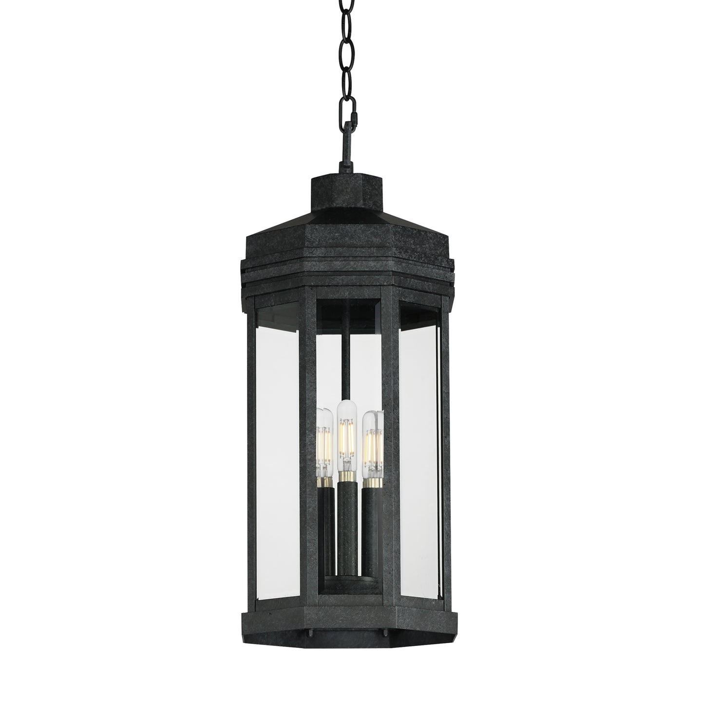Wright 3-Light Outdoor Pendant Black Patina by Maxim Lighting