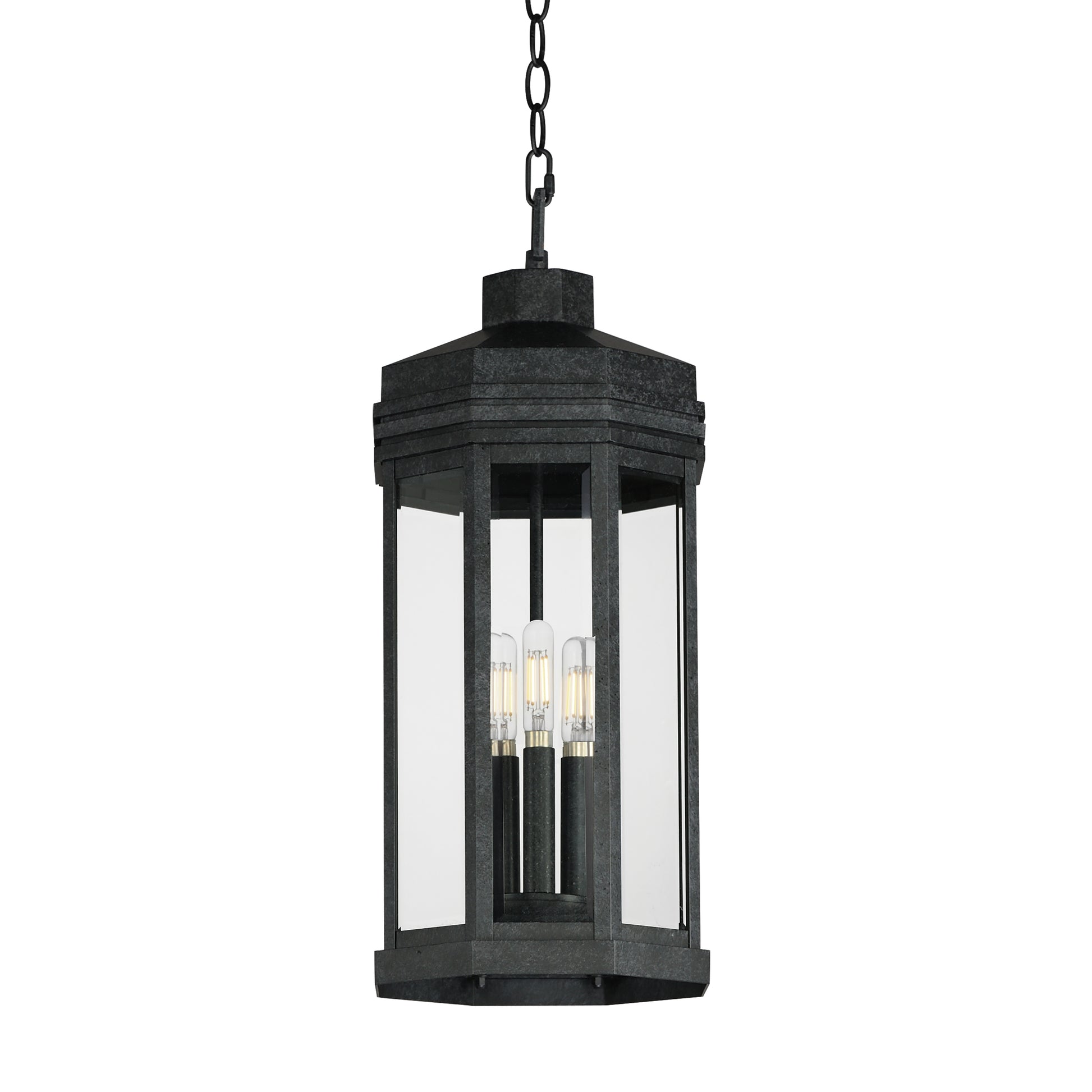 Wright 3-Light Outdoor Pendant Black Patina by Maxim Lighting