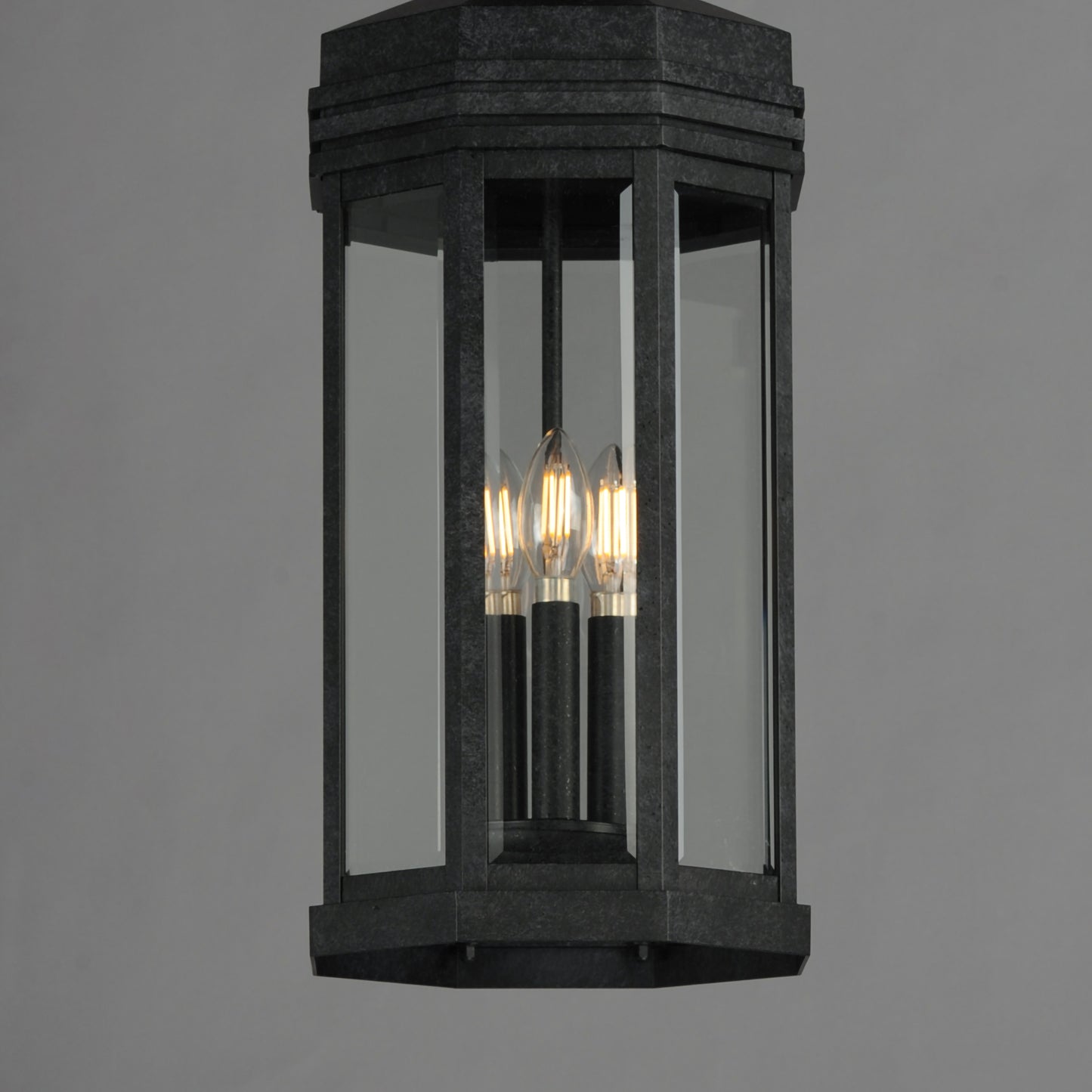 Wright 3-Light Outdoor Pendant Black Patina by Maxim Lighting