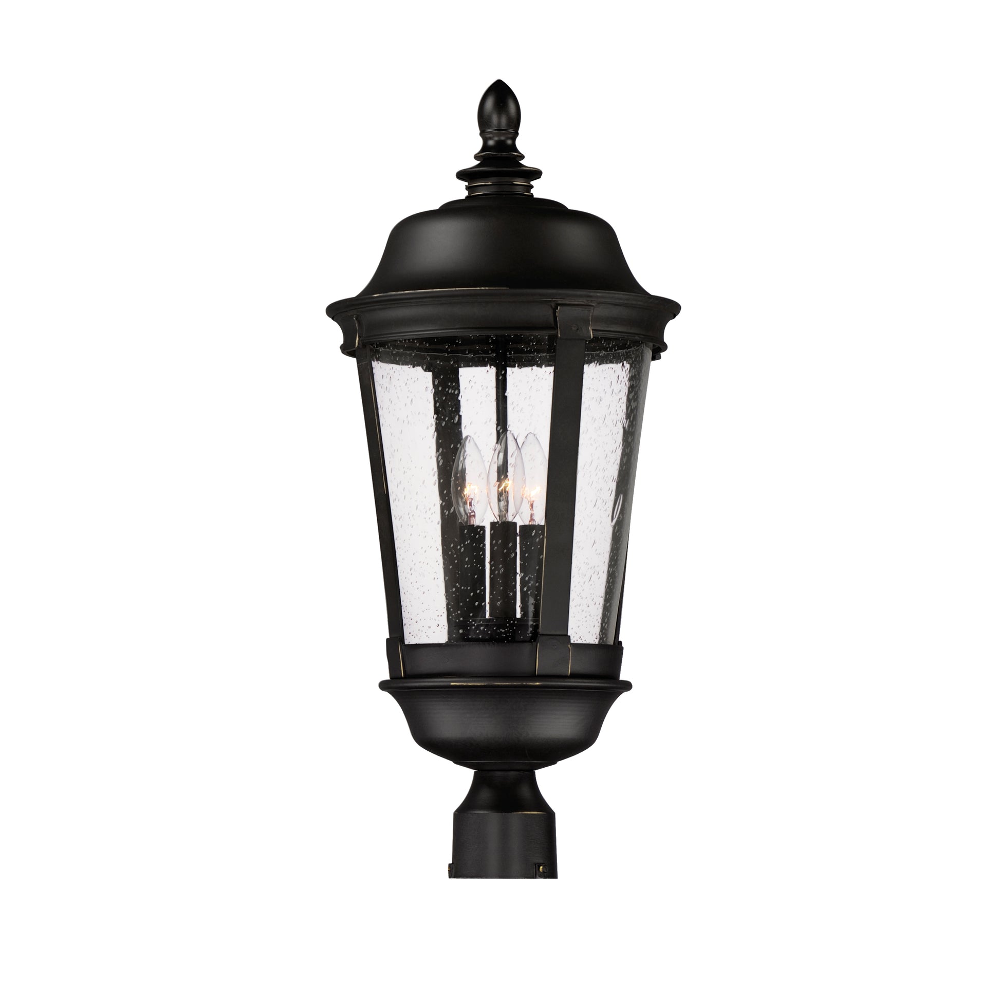 Dover Cast 3-Light Outdoor Pole/Post Lantern Bronze by Maxim Lighting