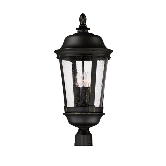 Dover Cast 3-Light Outdoor Pole/Post Lantern Bronze by Maxim Lighting