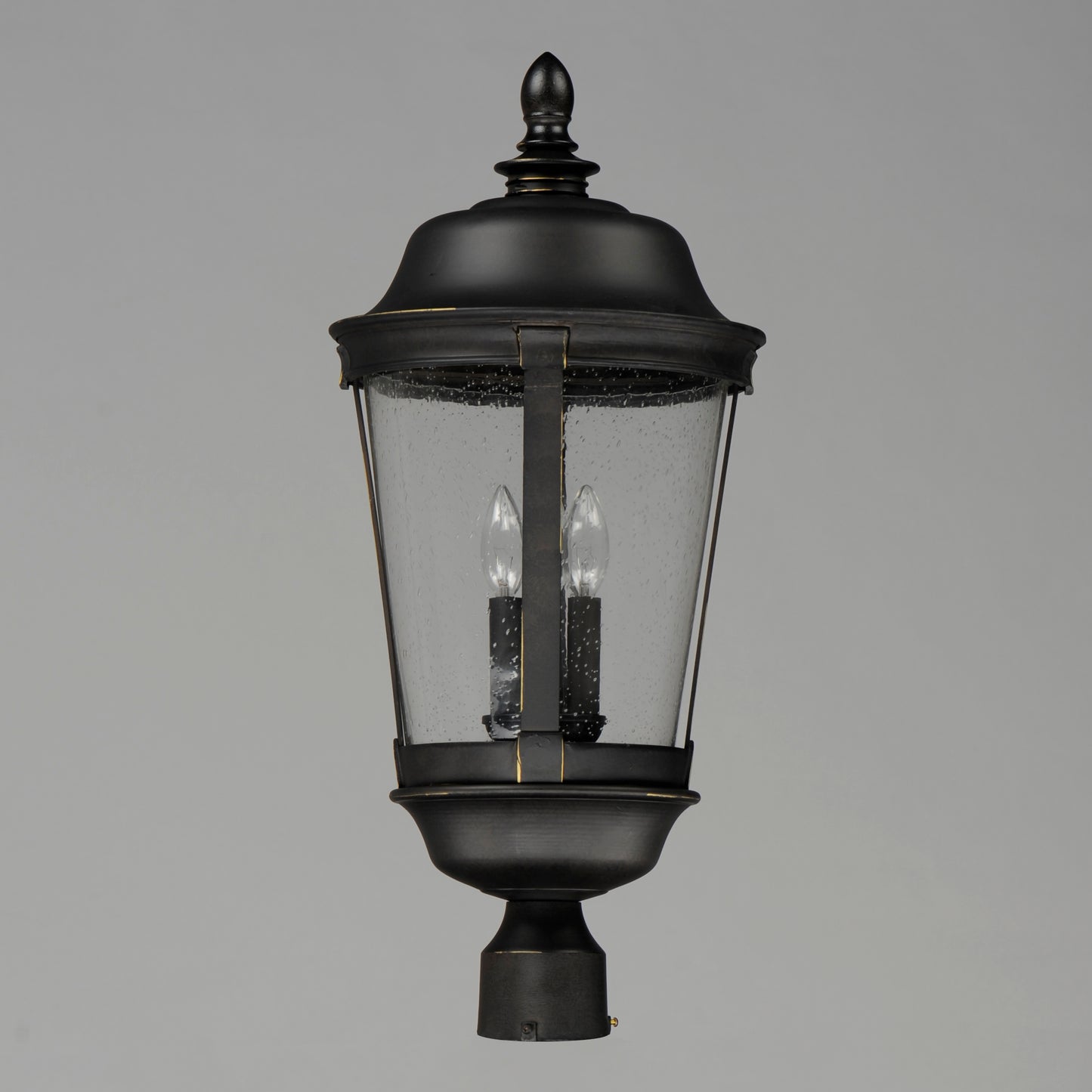Dover Cast 3-Light Outdoor Pole/Post Lantern Bronze by Maxim Lighting