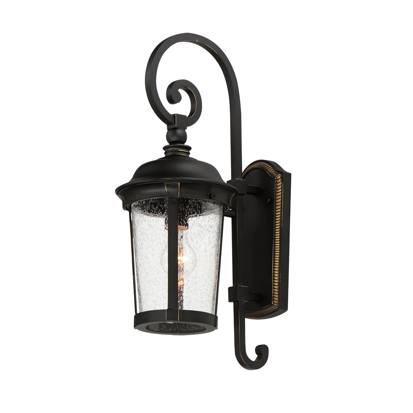 Dover Cast Outdoor Wall Lantern Bronze by Maxim Lighting