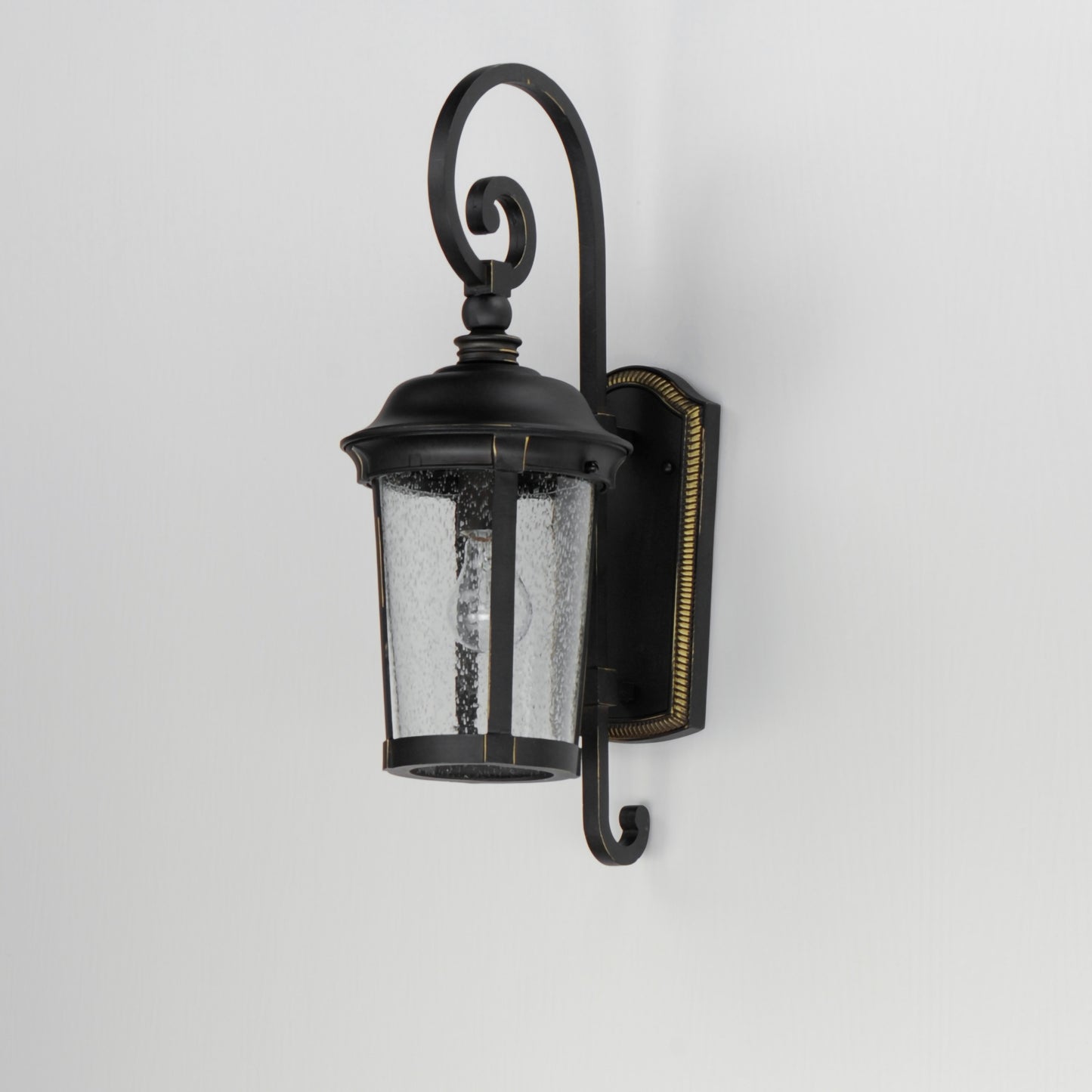 Dover Cast Outdoor Wall Lantern Bronze by Maxim Lighting