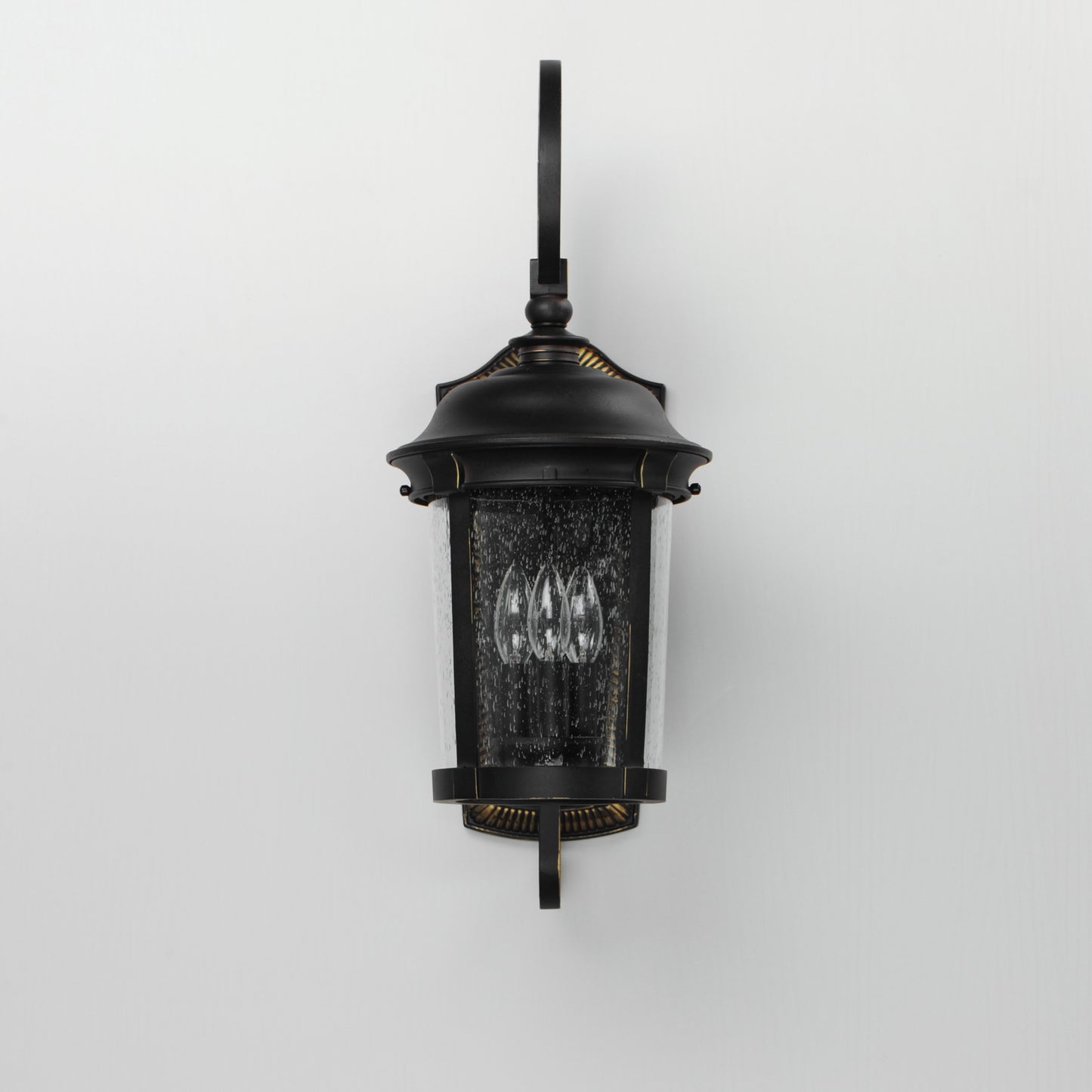 Dover Cast 3-Light Outdoor Wall Lantern Bronze by Maxim Lighting