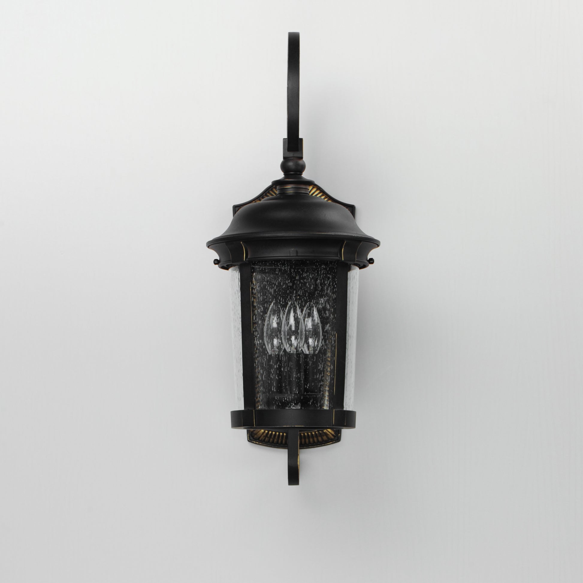 Dover Cast 3-Light Outdoor Wall Lantern Bronze by Maxim Lighting