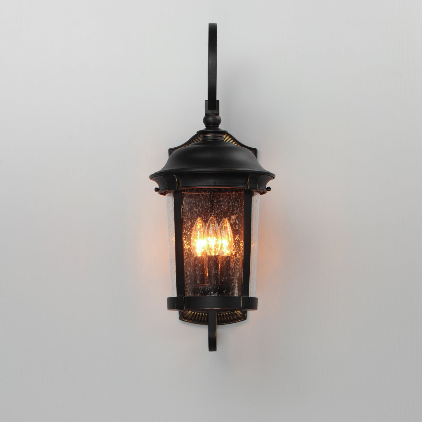 Dover Cast 3-Light Outdoor Wall Lantern Bronze by Maxim Lighting