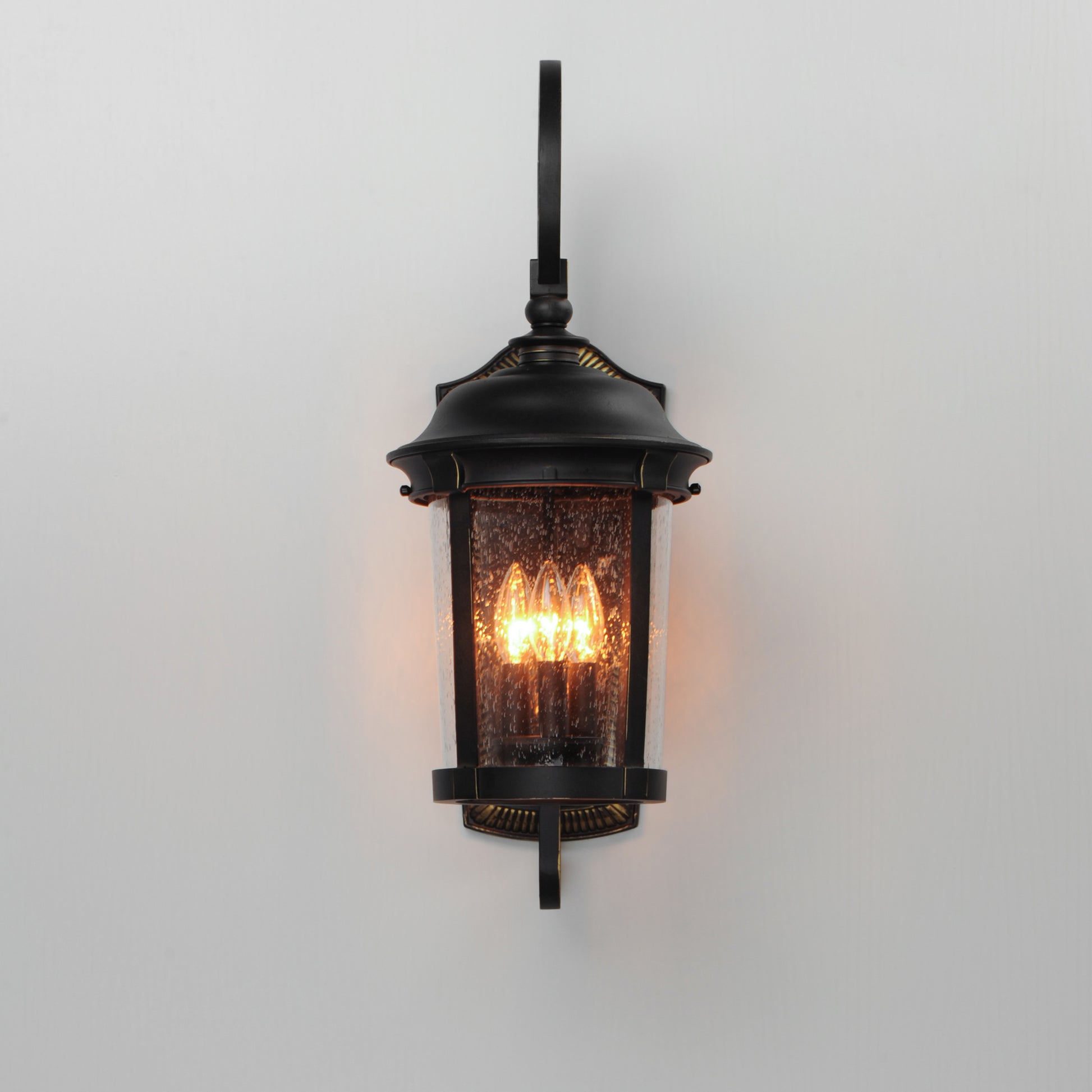 Dover Cast 3-Light Outdoor Wall Lantern Bronze by Maxim Lighting