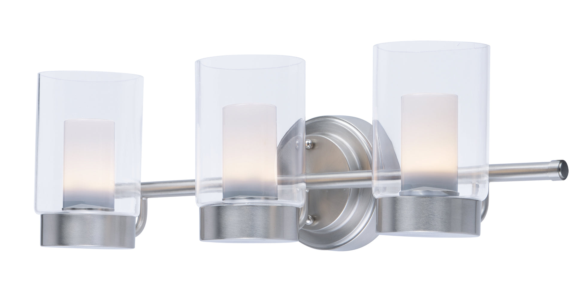 Mod 3-Light LED Vanity Satin Nickel by Maxim Lighting