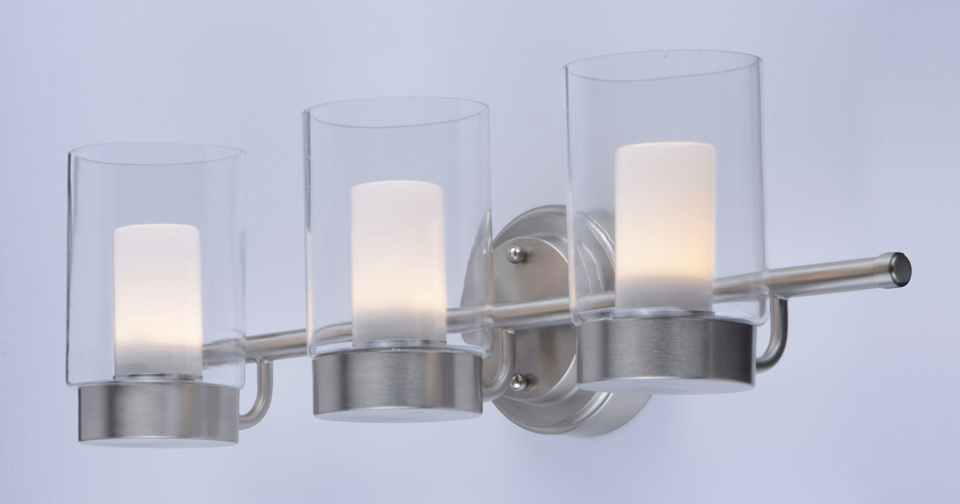 Mod 3-Light LED Vanity Satin Nickel by Maxim Lighting