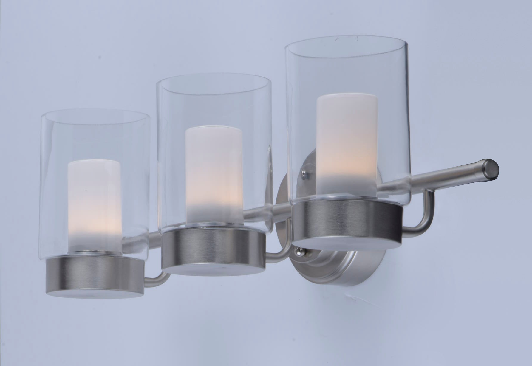 Mod 3-Light LED Vanity Satin Nickel by Maxim Lighting