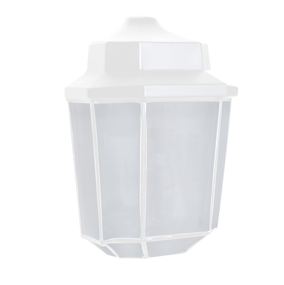 Besa Costaluz 3028 wall sconce option – White / Frosted inside
