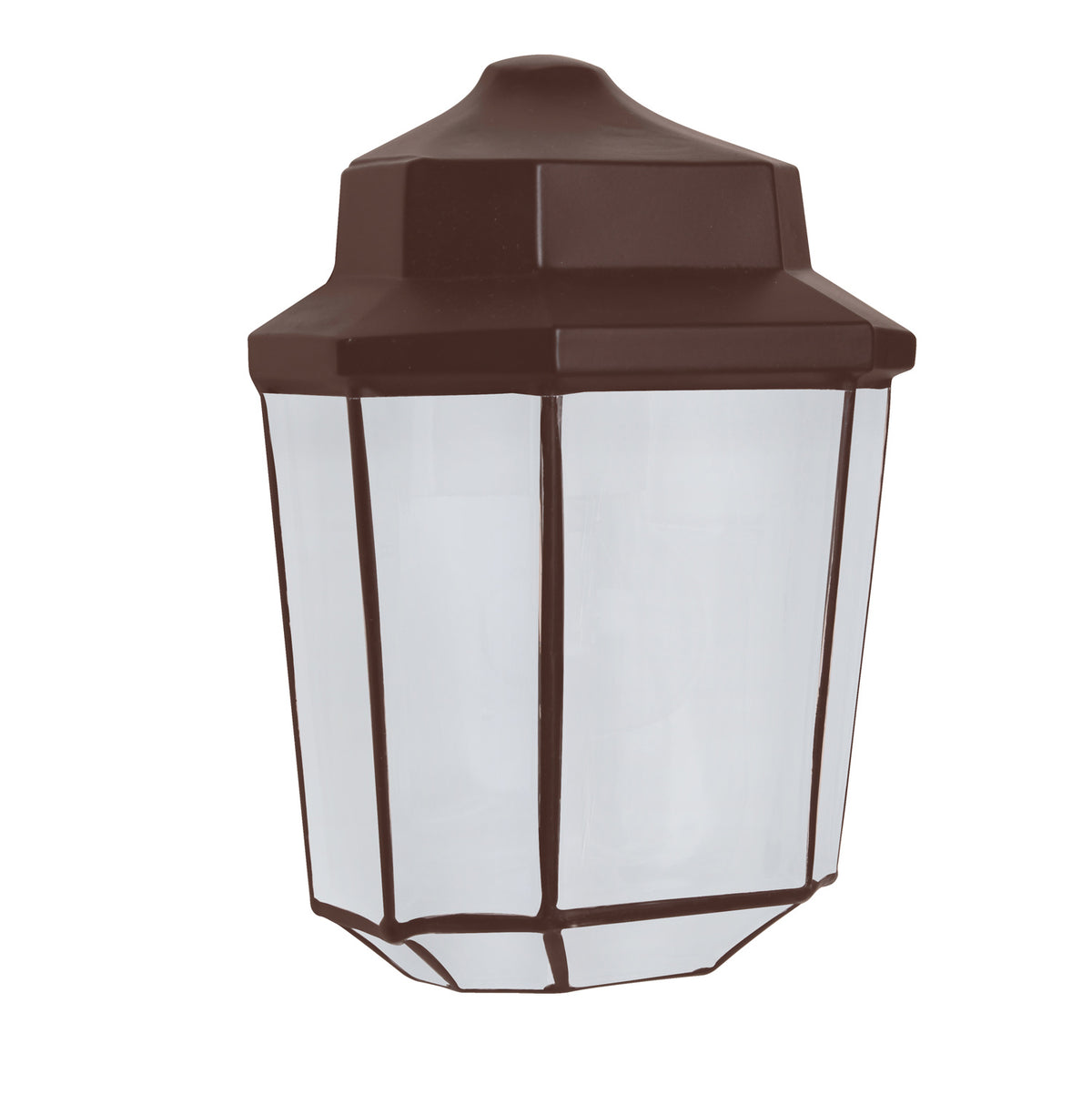 Besa Costaluz 3028 wall sconce option – Bronze / Frosted inside