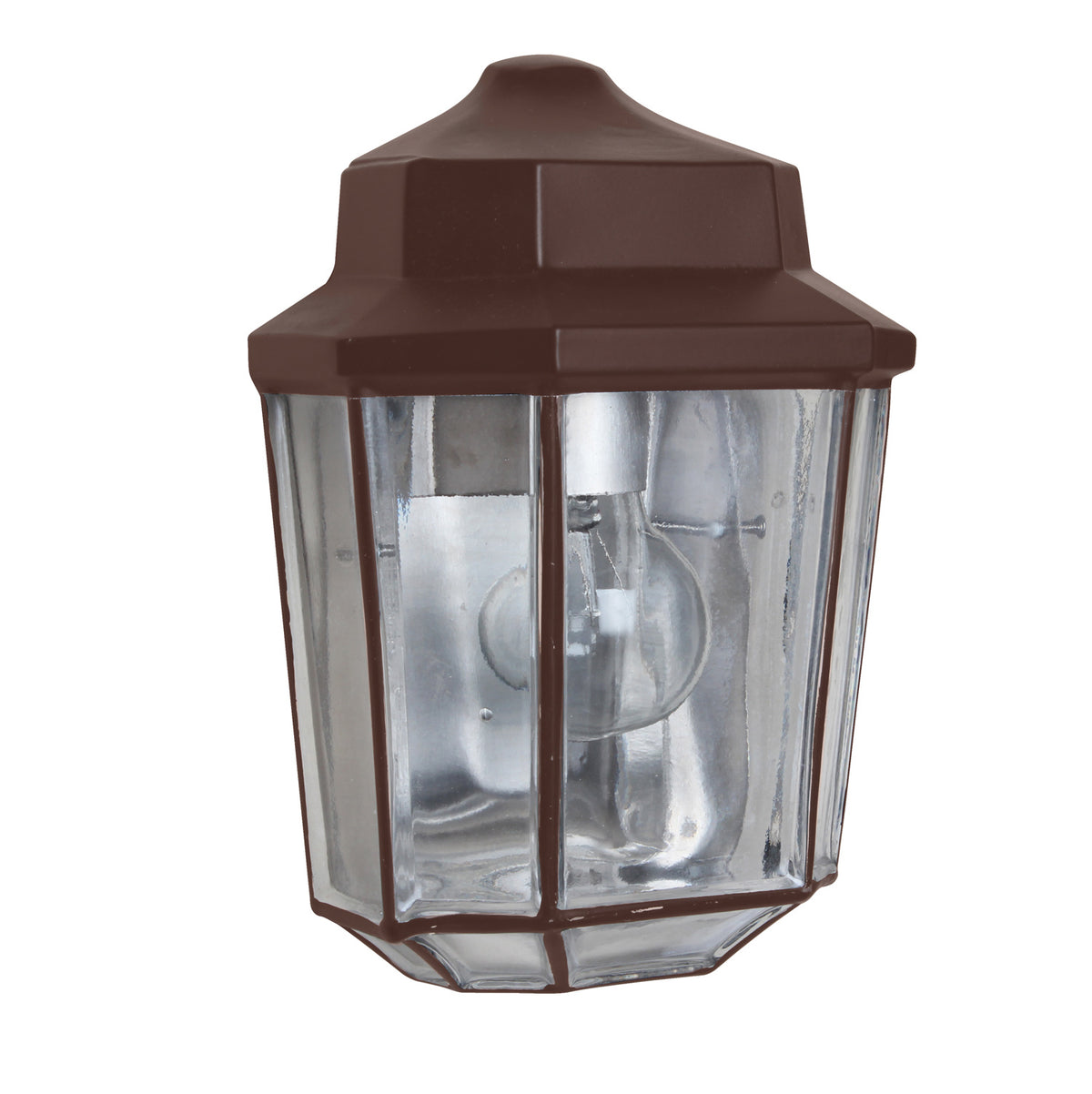 Besa Costaluz 3028 wall sconce option – Bronze / Clear inside