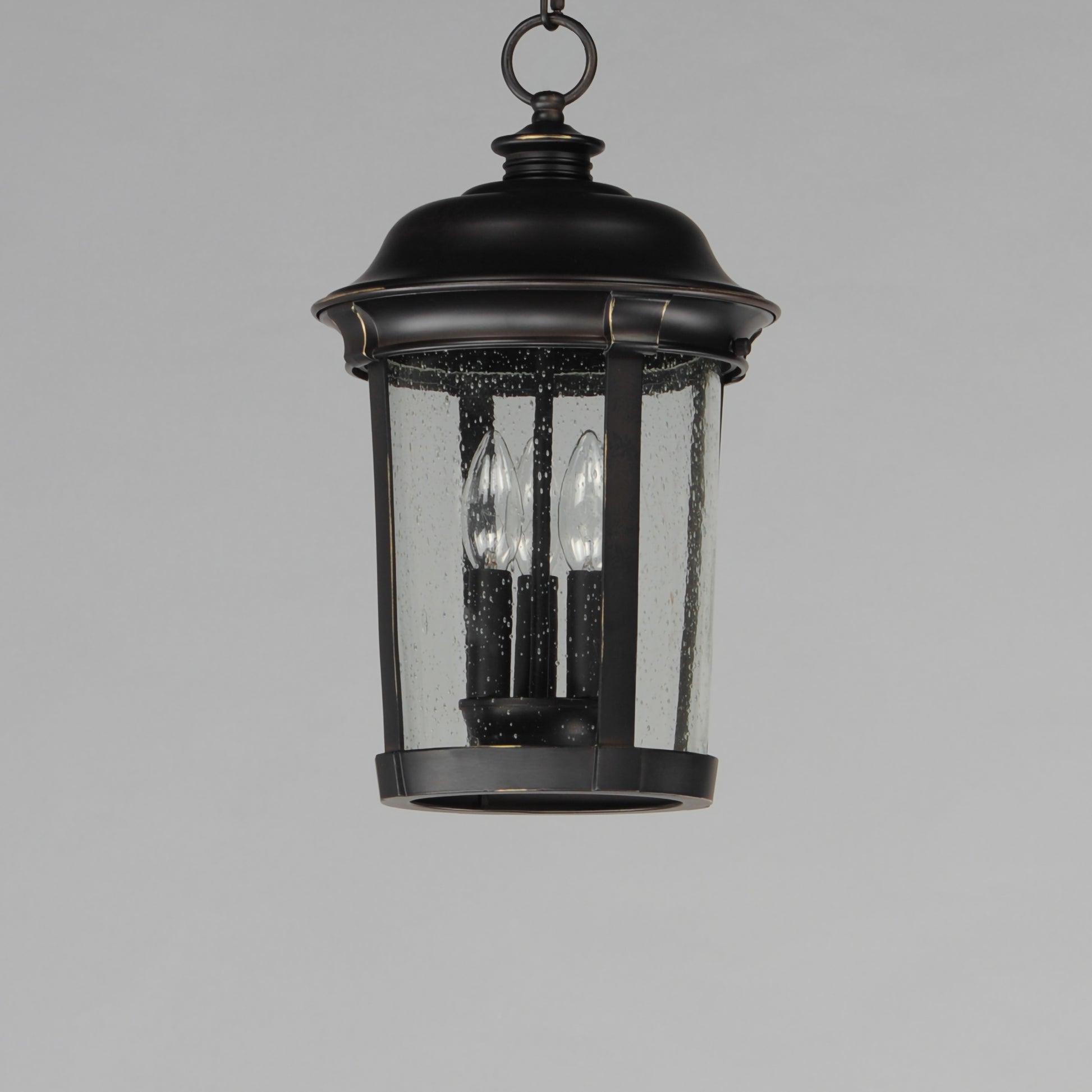 Dover Cast 3-Light Outdoor Hanging Lantern Bronze by Maxim Lighting