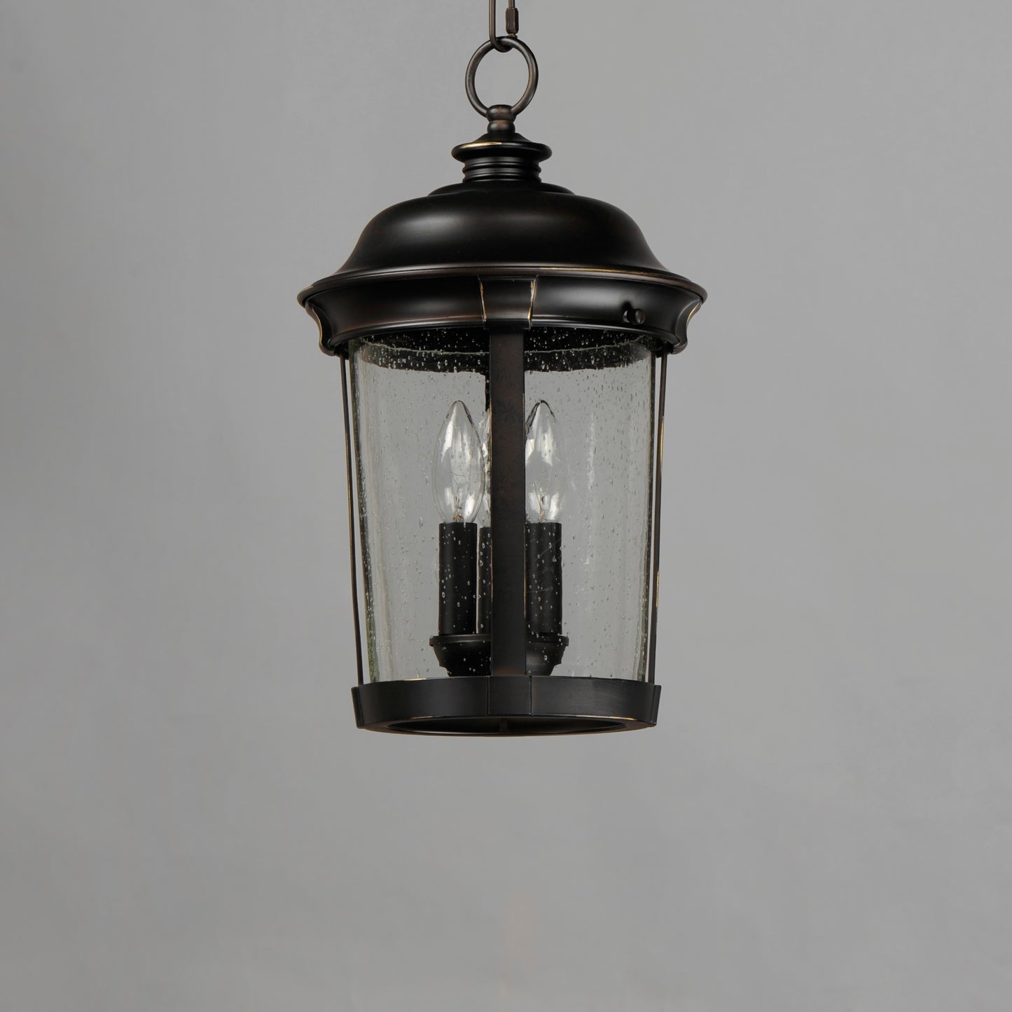 Dover Cast 3-Light Outdoor Hanging Lantern Bronze by Maxim Lighting