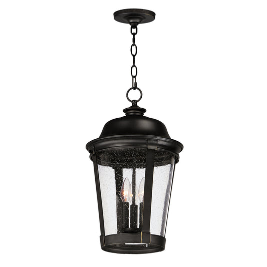 Dover Cast 3-Light Outdoor Hanging Lantern Bronze by Maxim Lighting
