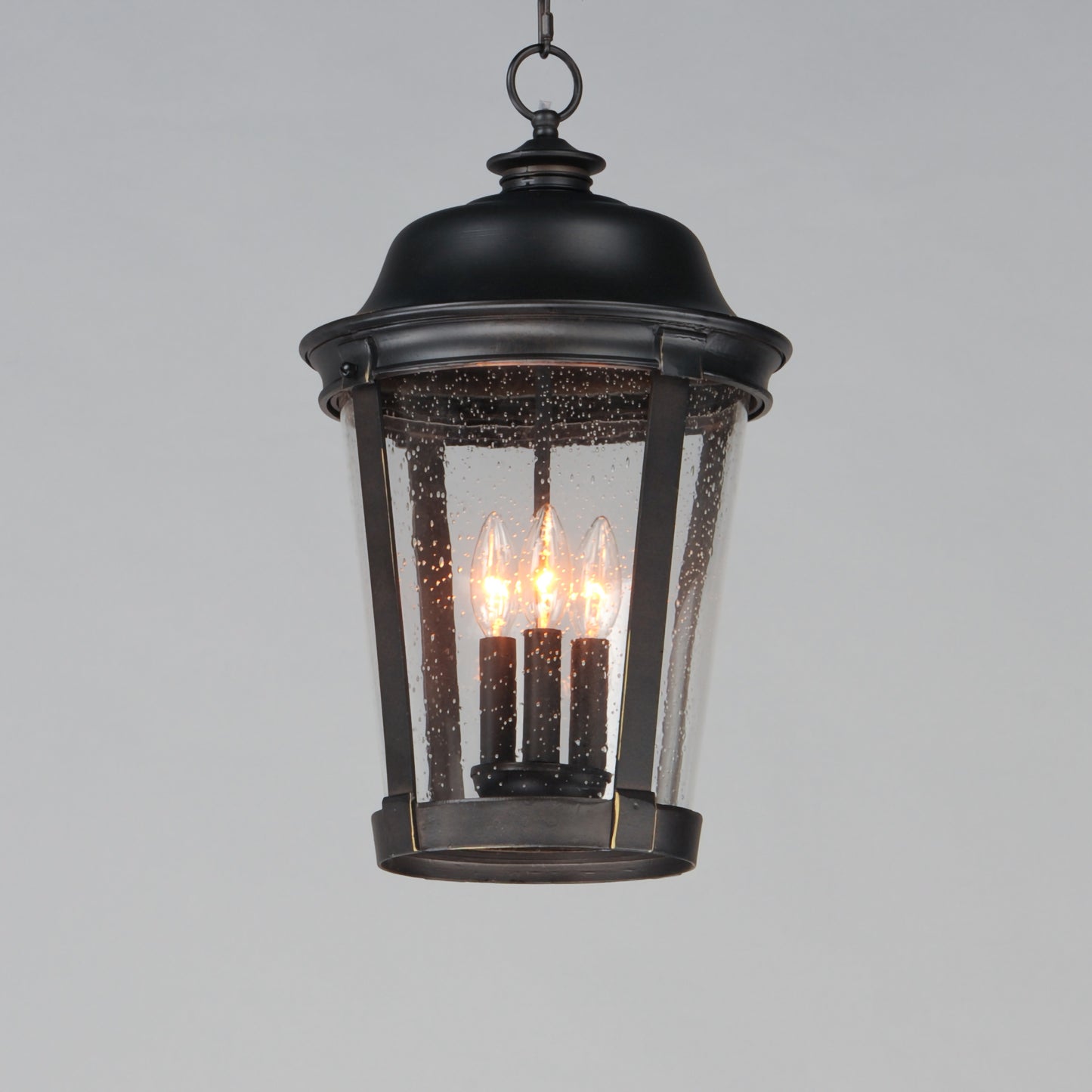 Dover Cast 3-Light Outdoor Hanging Lantern Bronze by Maxim Lighting
