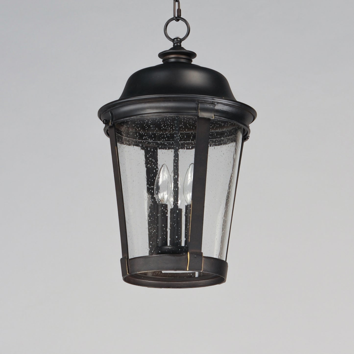 Dover Cast 3-Light Outdoor Hanging Lantern Bronze by Maxim Lighting