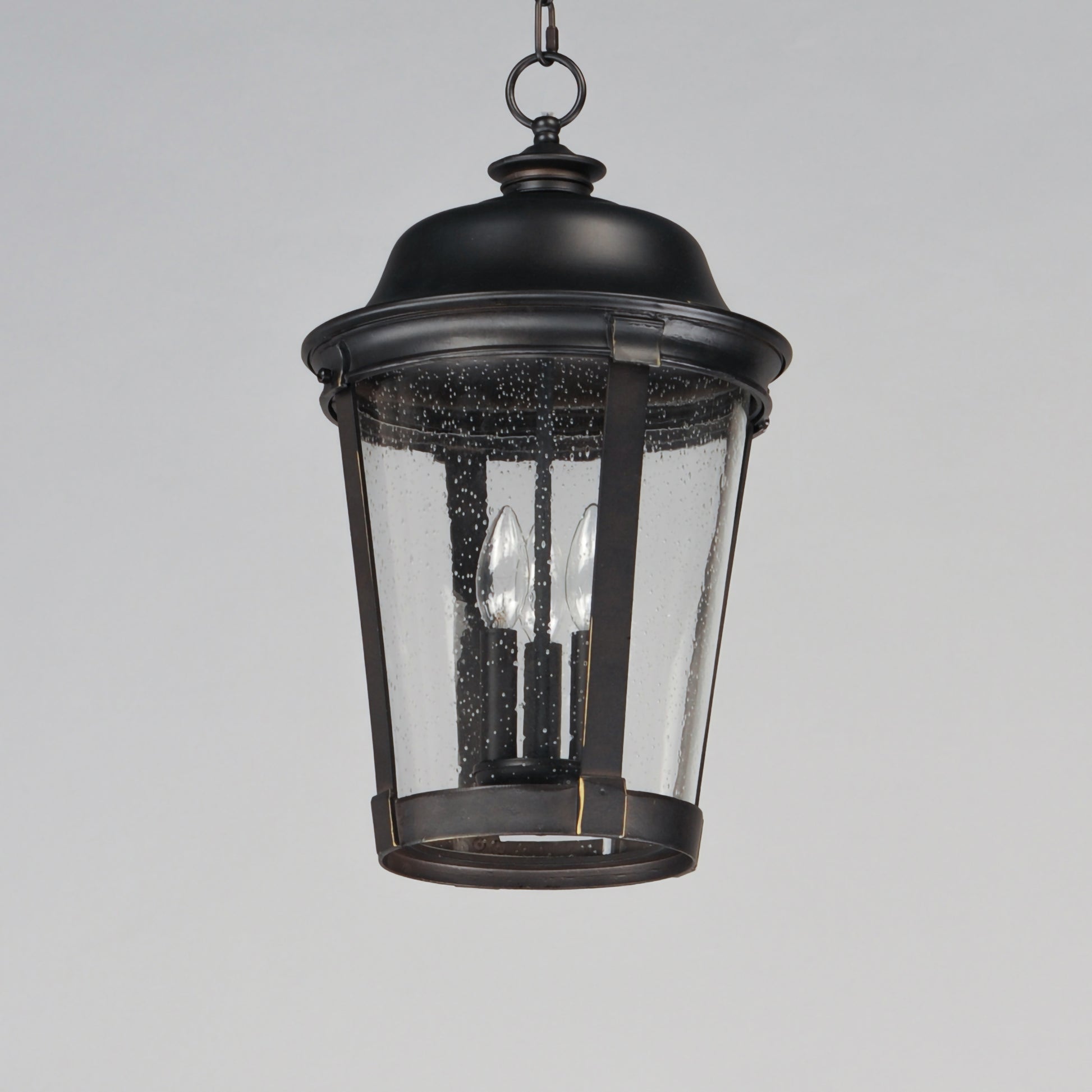 Dover Cast 3-Light Outdoor Hanging Lantern Bronze by Maxim Lighting