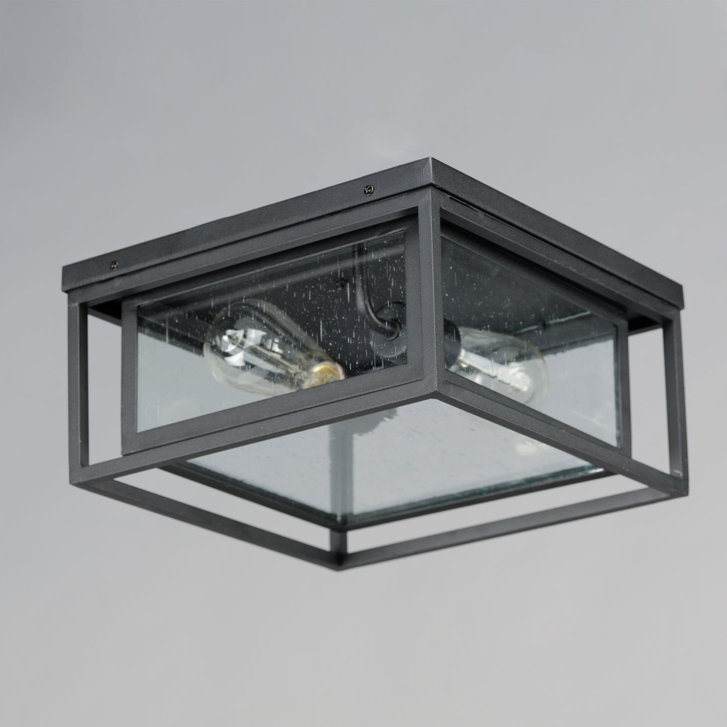 Cabana 2-Light Flush Mount Black by Maxim Lighting