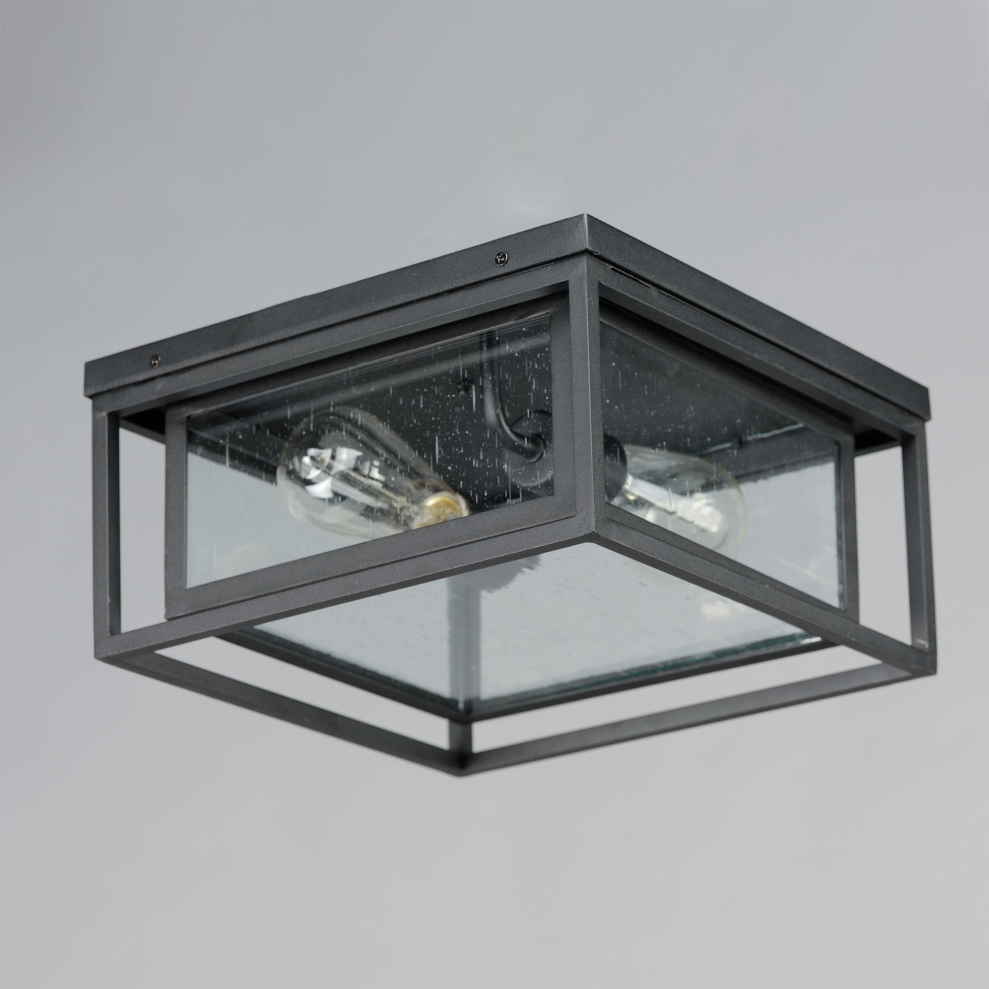 Cabana 2-Light Flush Mount Black by Maxim Lighting