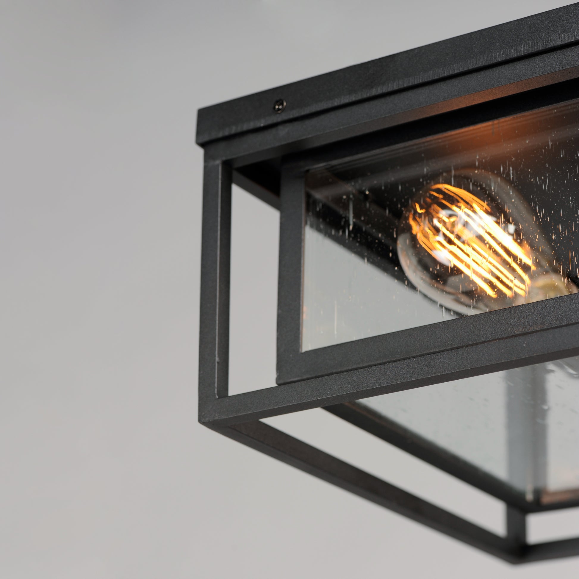 Cabana 2-Light Flush Mount Black by Maxim Lighting