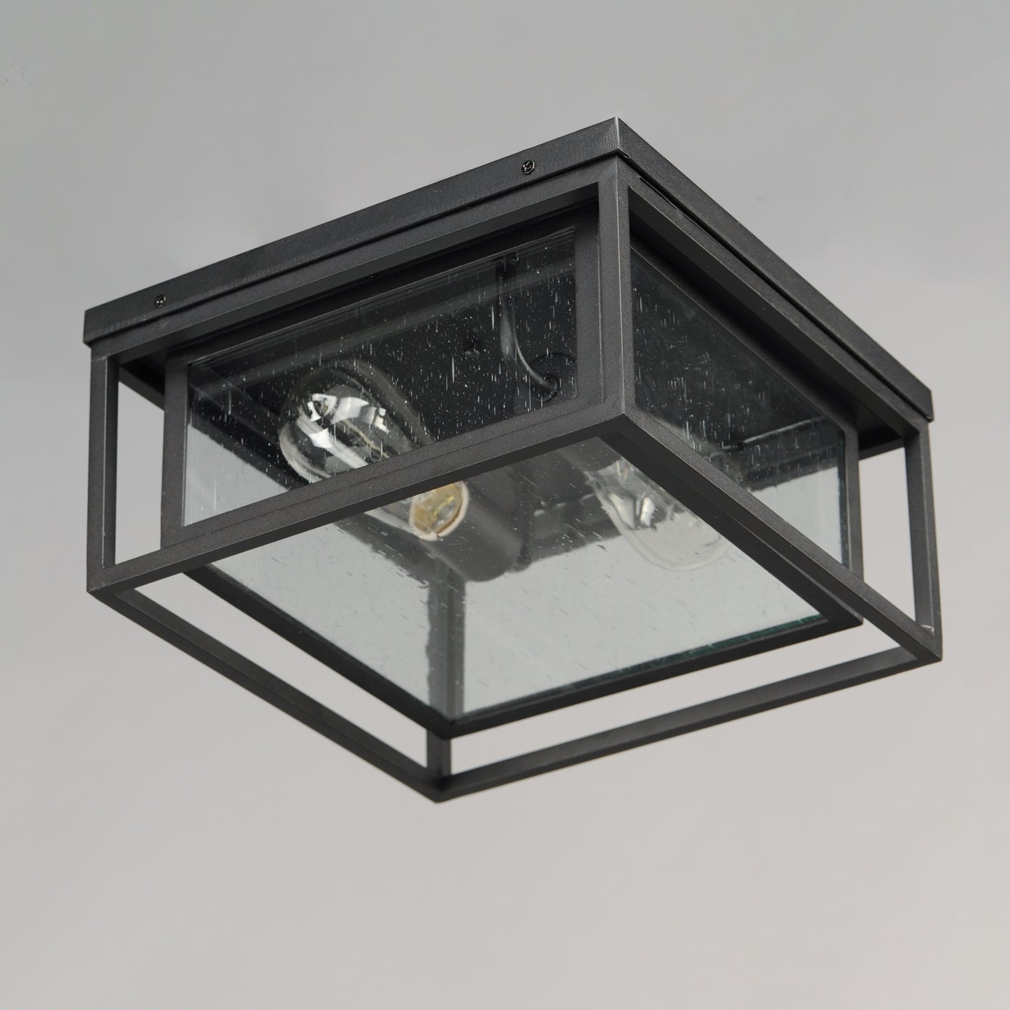 Cabana 2-Light Flush Mount Black by Maxim Lighting