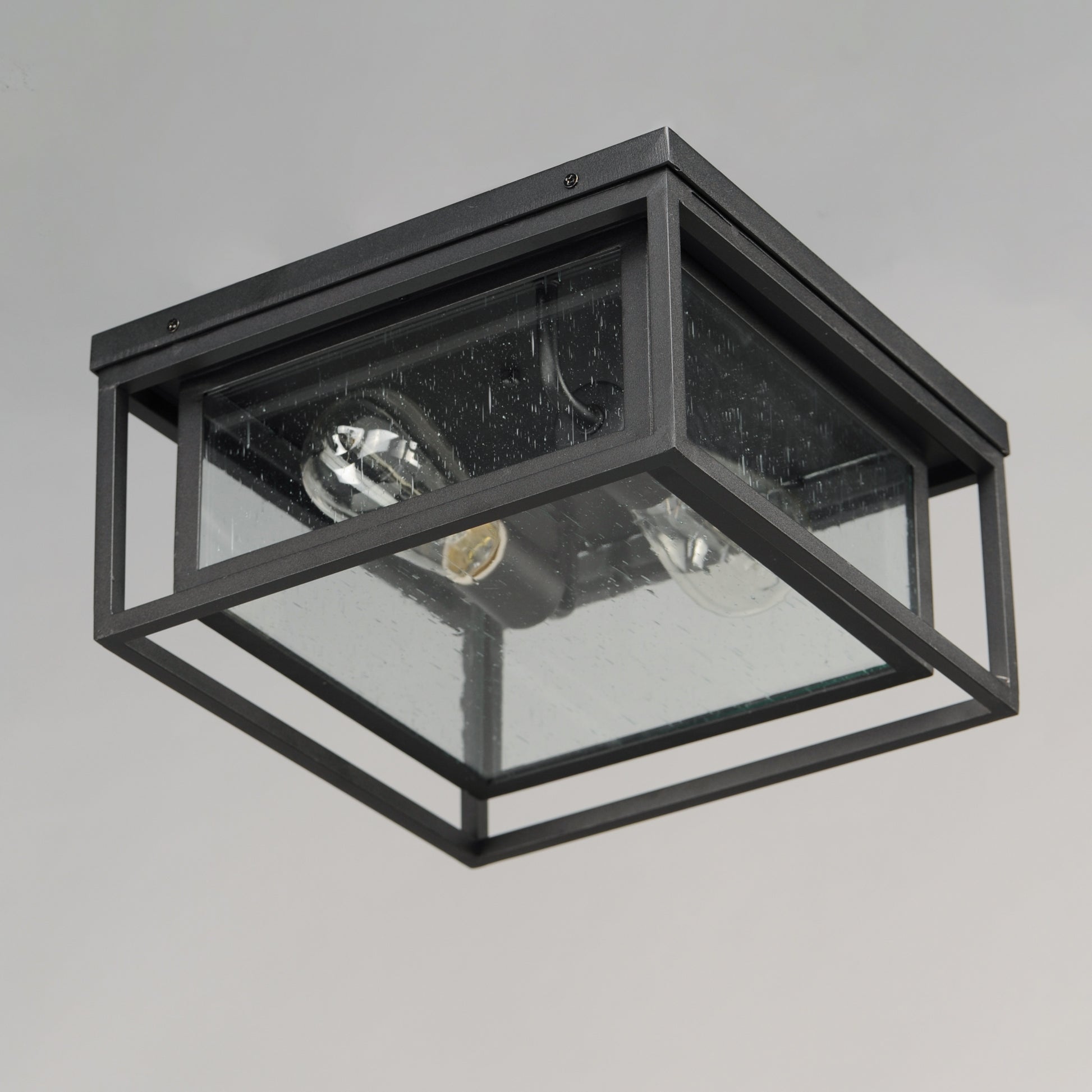 Cabana 2-Light Flush Mount Black by Maxim Lighting