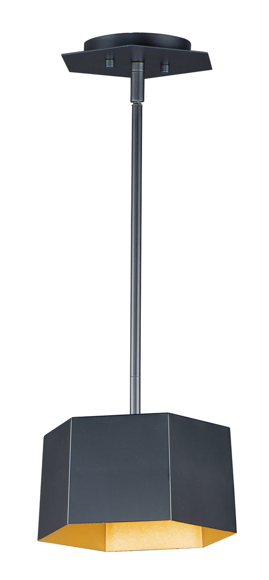 Honeycomb LED Pendant Black/Gold by Maxim Lighting
