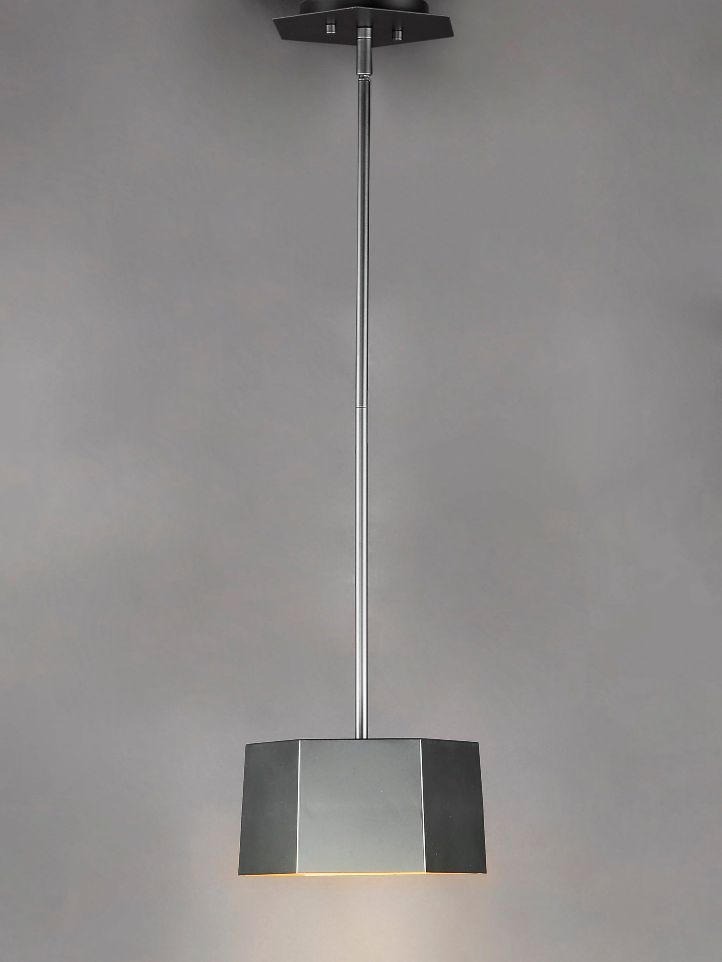 Honeycomb LED Pendant Black/Gold by Maxim Lighting