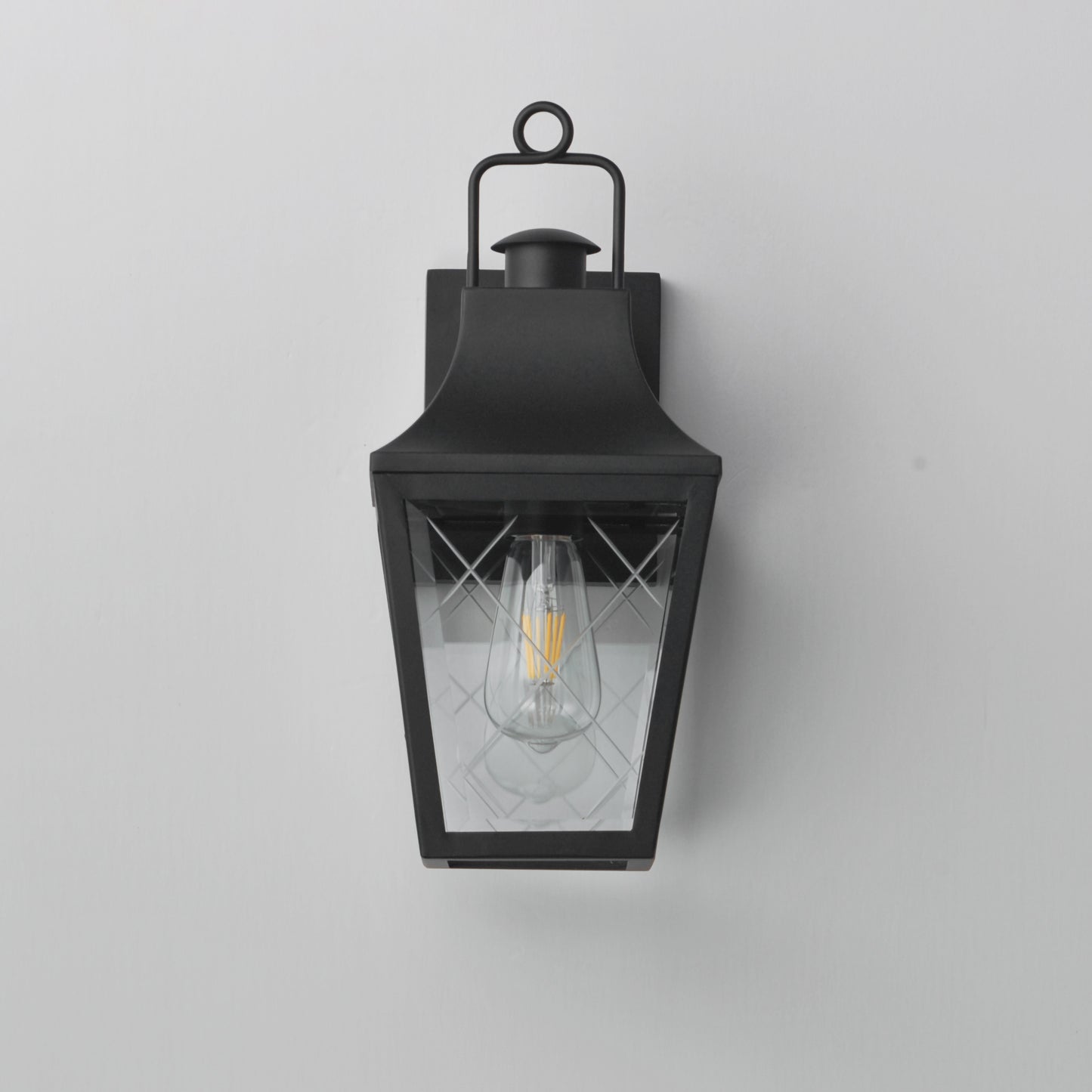 Storybook Outdoor Small Wall Sconce Black by Maxim Lighting