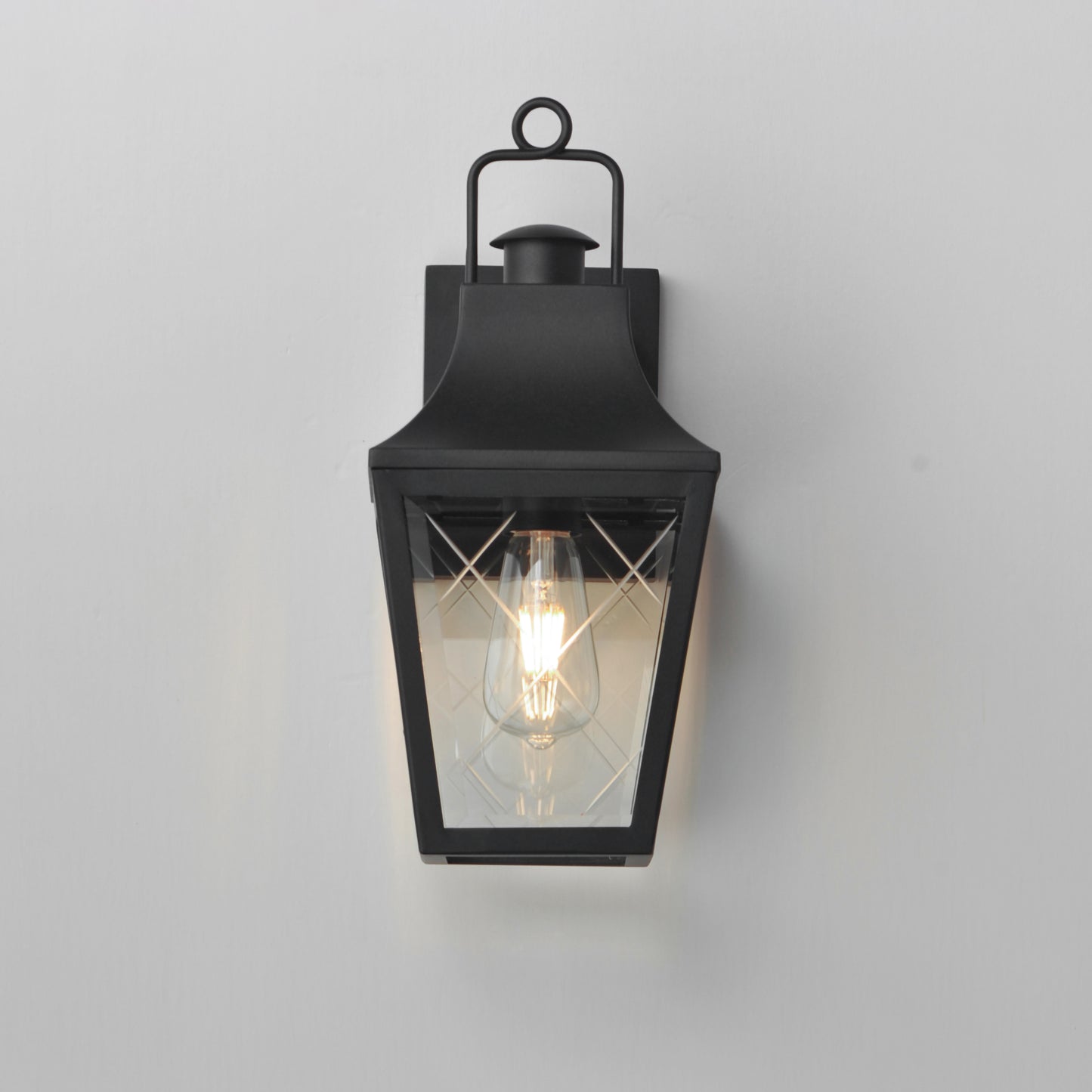 Storybook Outdoor Small Wall Sconce Black by Maxim Lighting