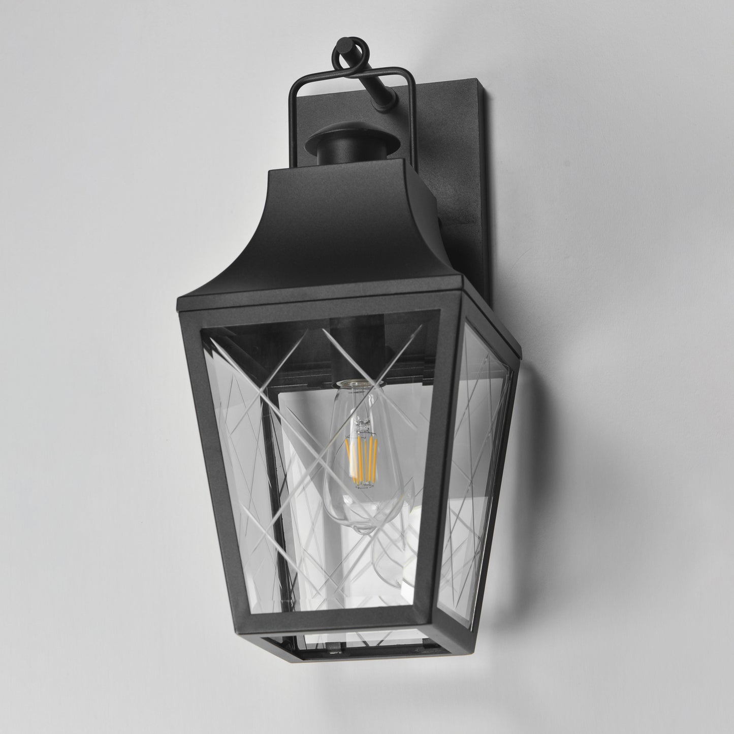 Storybook Outdoor Wall Sconce Black by Maxim Lighting