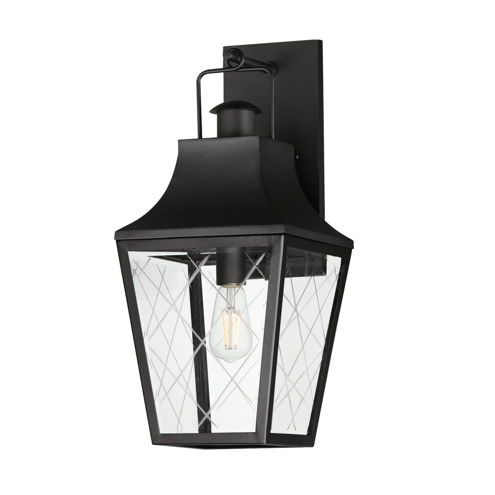 Storybook Outdoor Large Wall Sconce Black by Maxim Lighting
