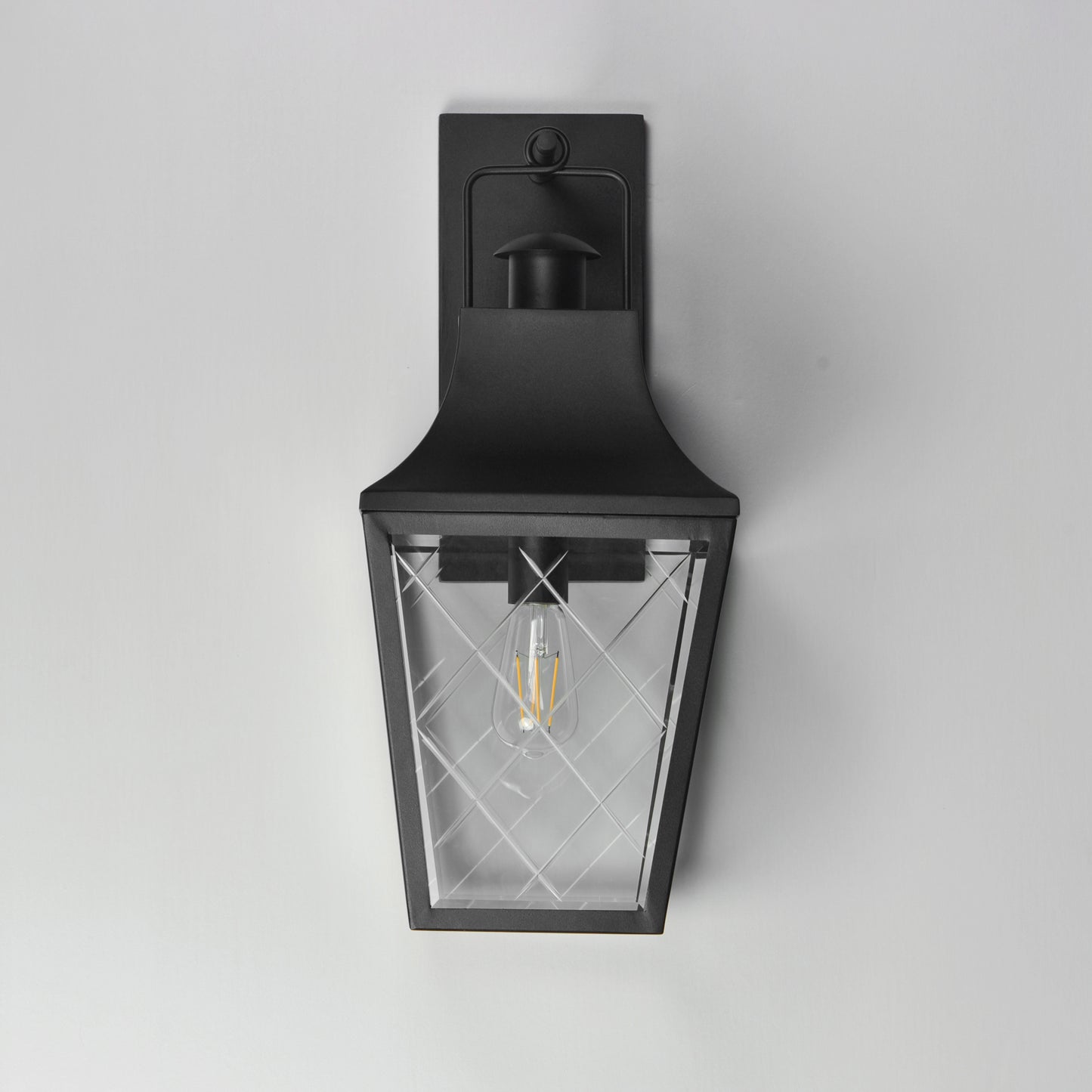 Storybook Outdoor Large Wall Sconce Black by Maxim Lighting