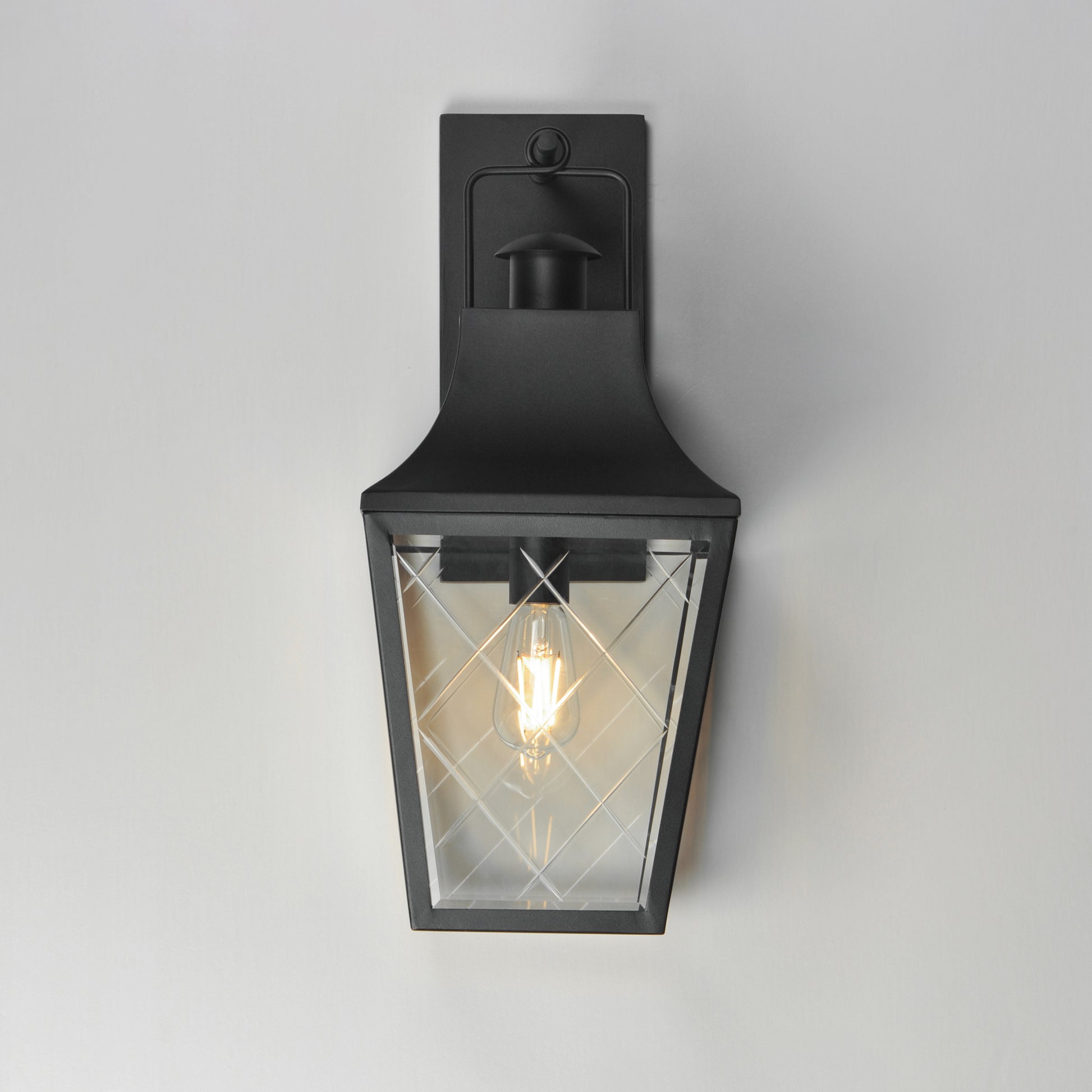 Storybook Outdoor Large Wall Sconce Black by Maxim Lighting