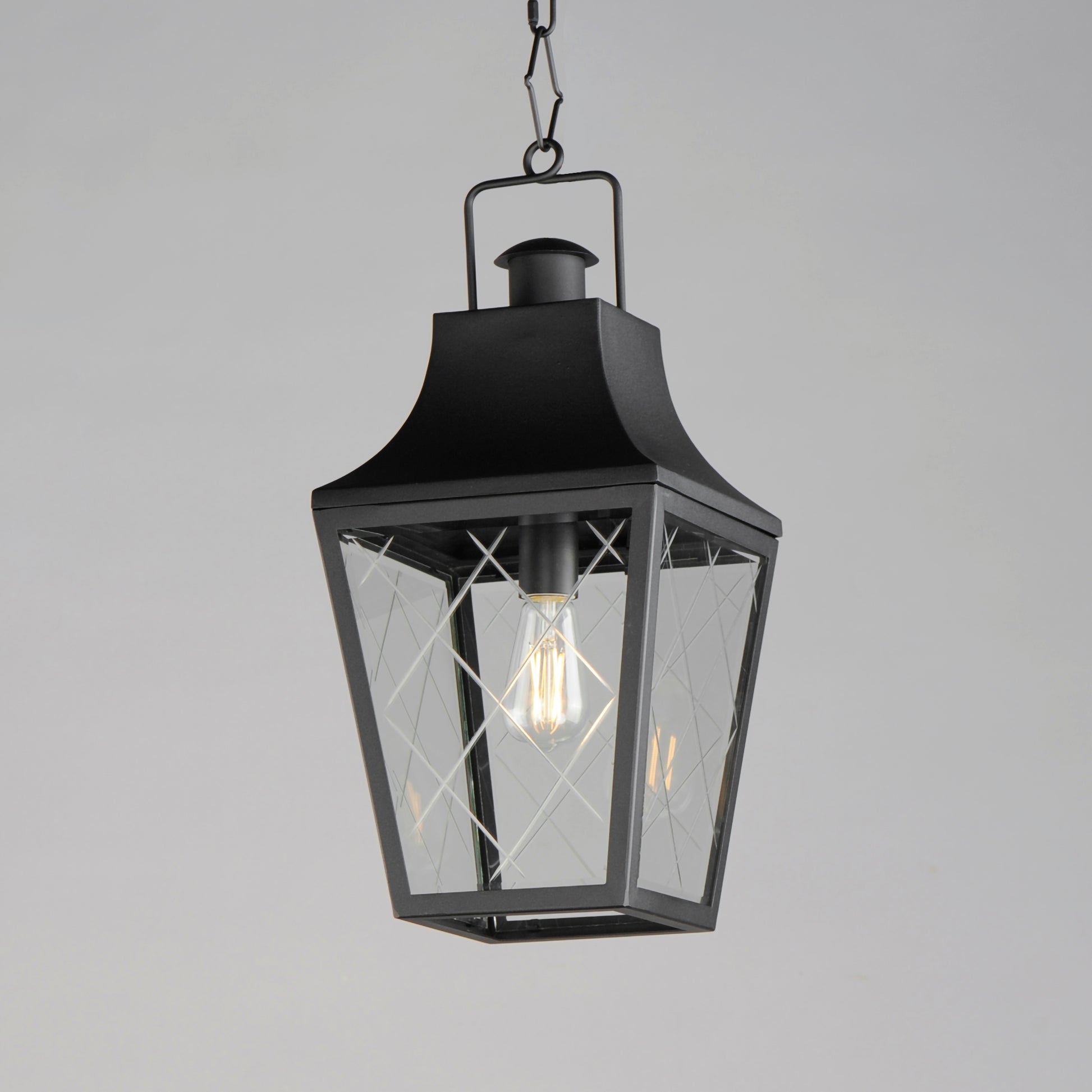 Storybook Outdoor Pendant Black by Maxim Lighting