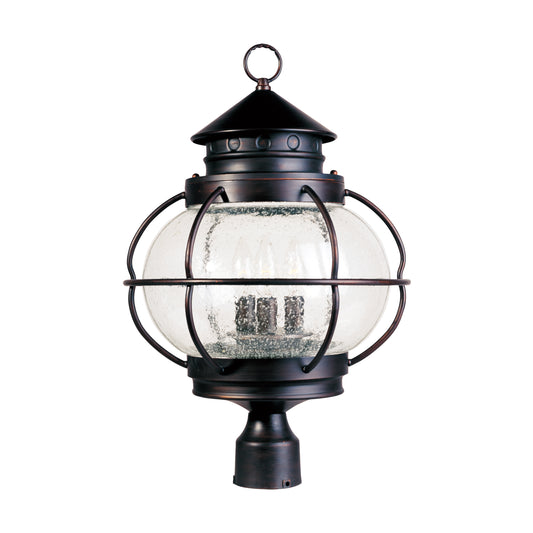 Portsmouth 3-Light Outdoor Pole/Post Lantern Oil Rubbed Bronze by Maxim Lighting